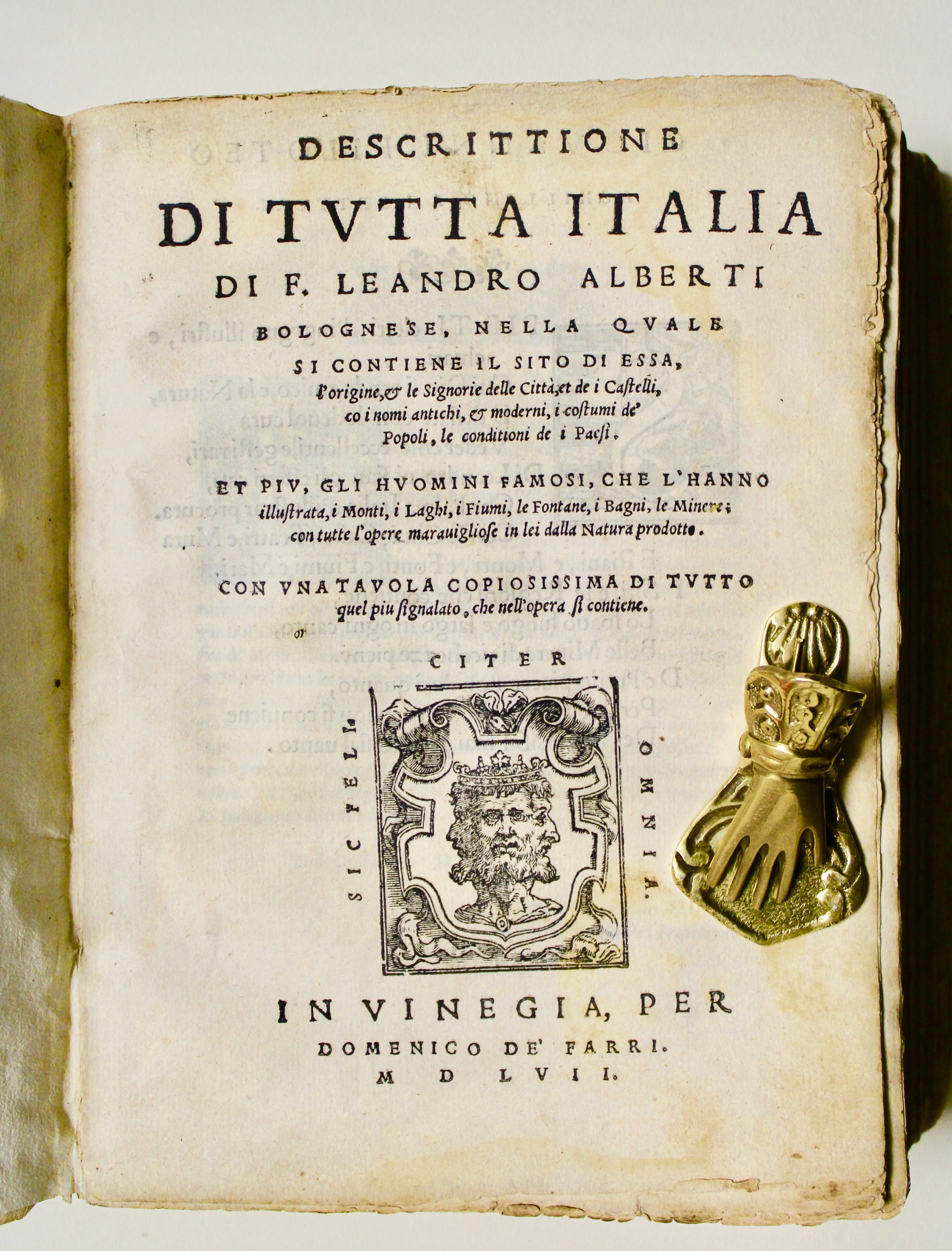 Descrittione di tutta Italia di F. Leandro Alberti bolognese, nella …