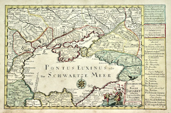 Die Europaeische oder Kleine Tartarey nebst den Angrantzenden Laender.