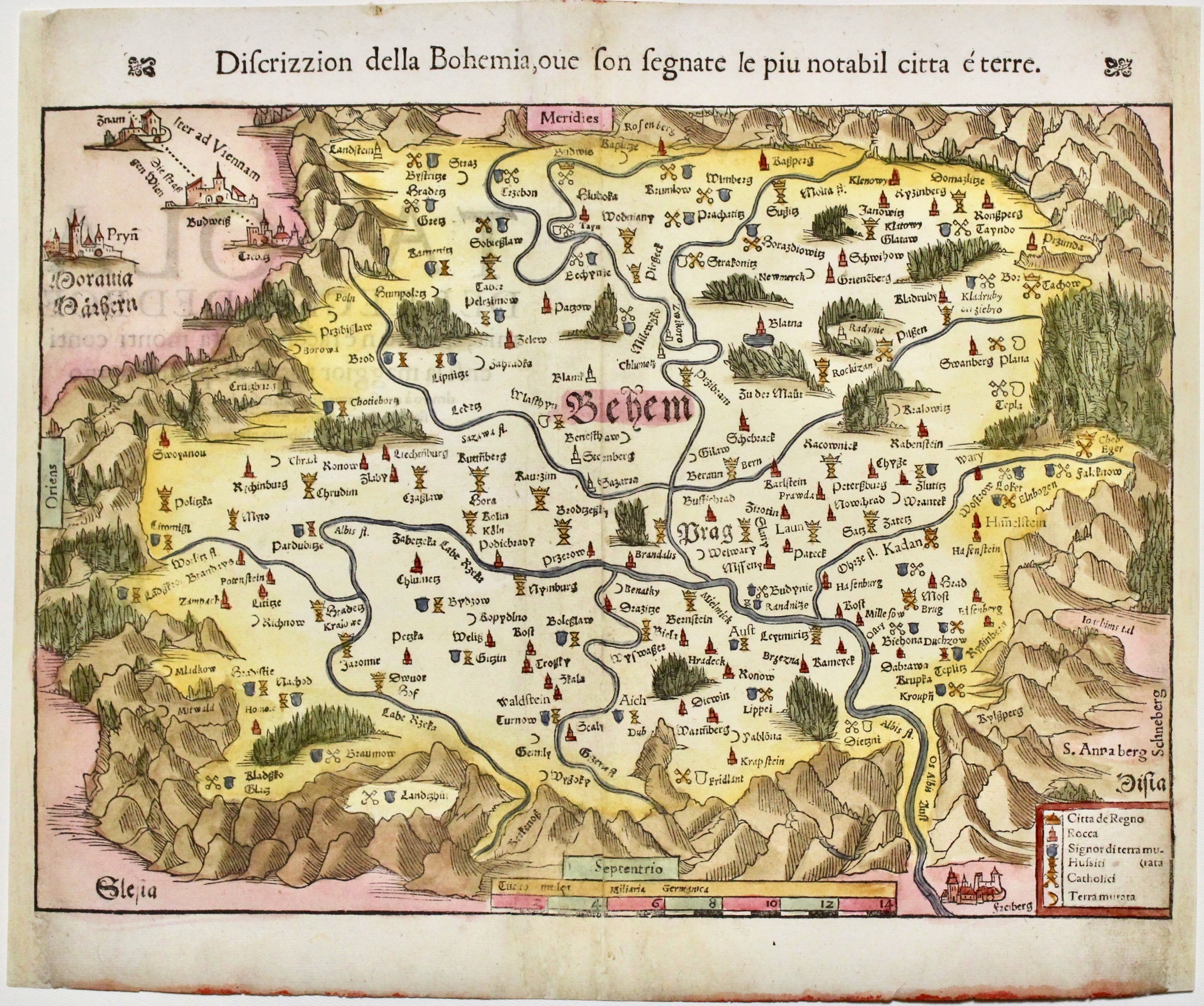 Discrizzion della Bohemia, oue son segnate le piu notabil citta …