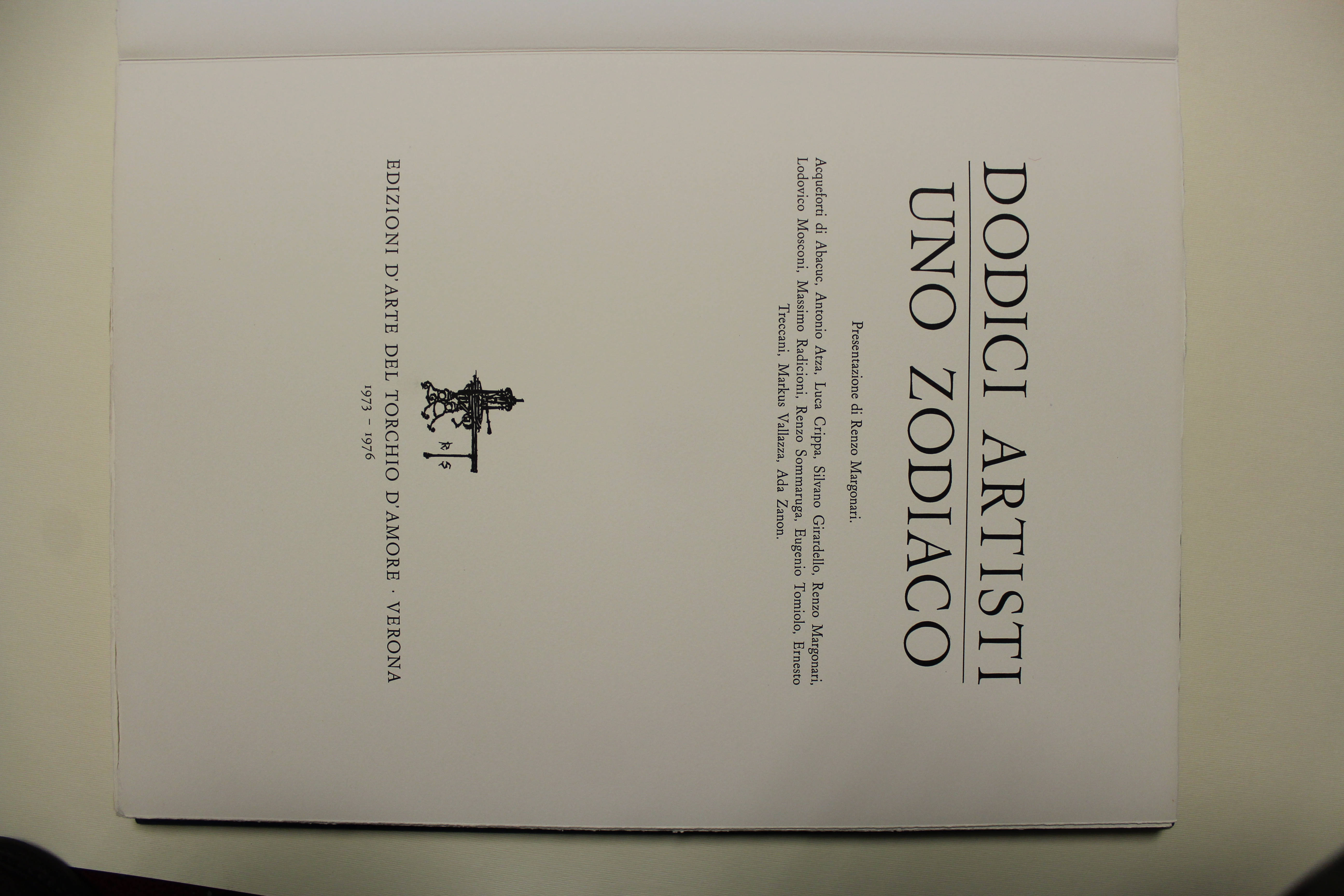 Dodici artisti uno Zodiaco.