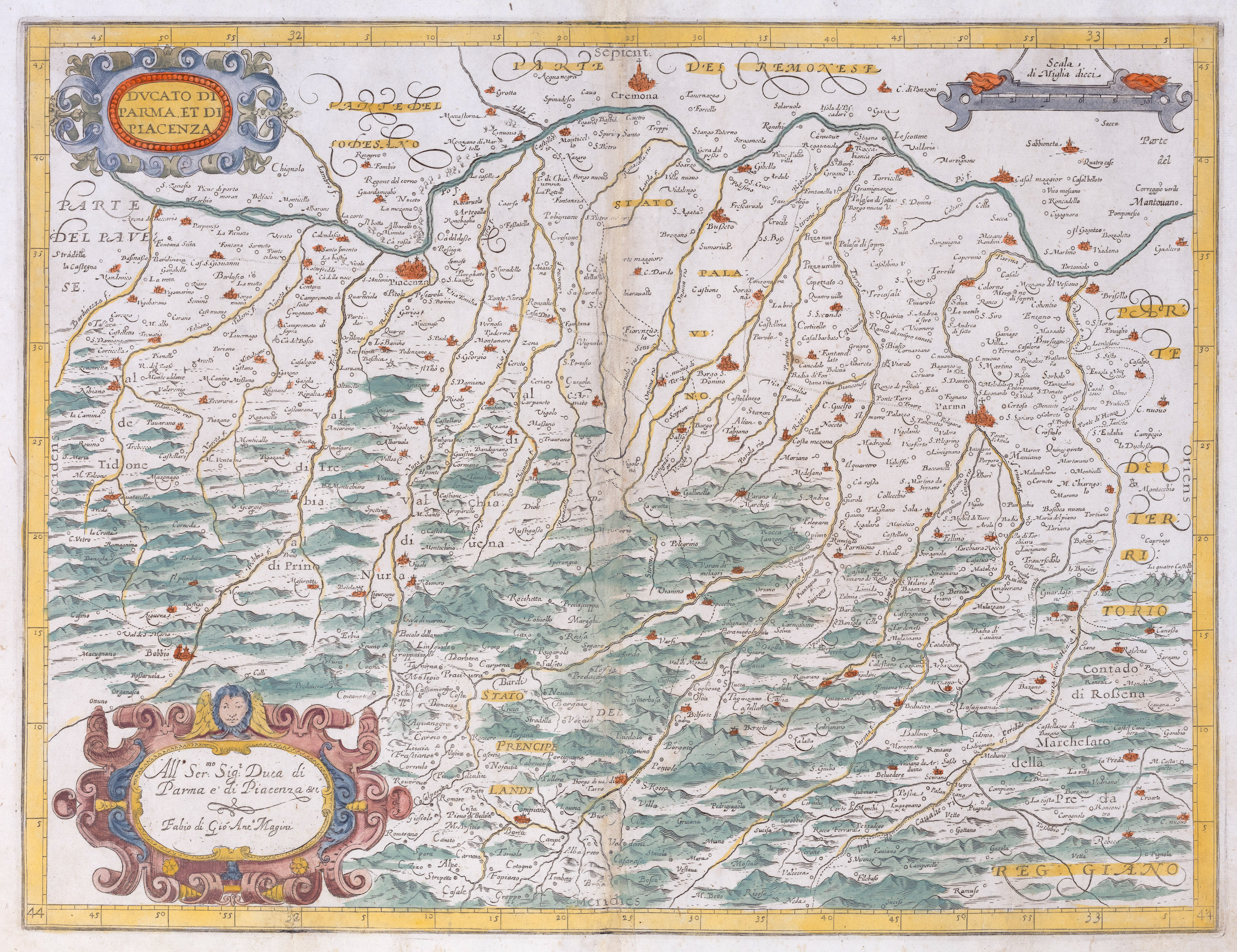 Ducato di Parma et di Piacenza