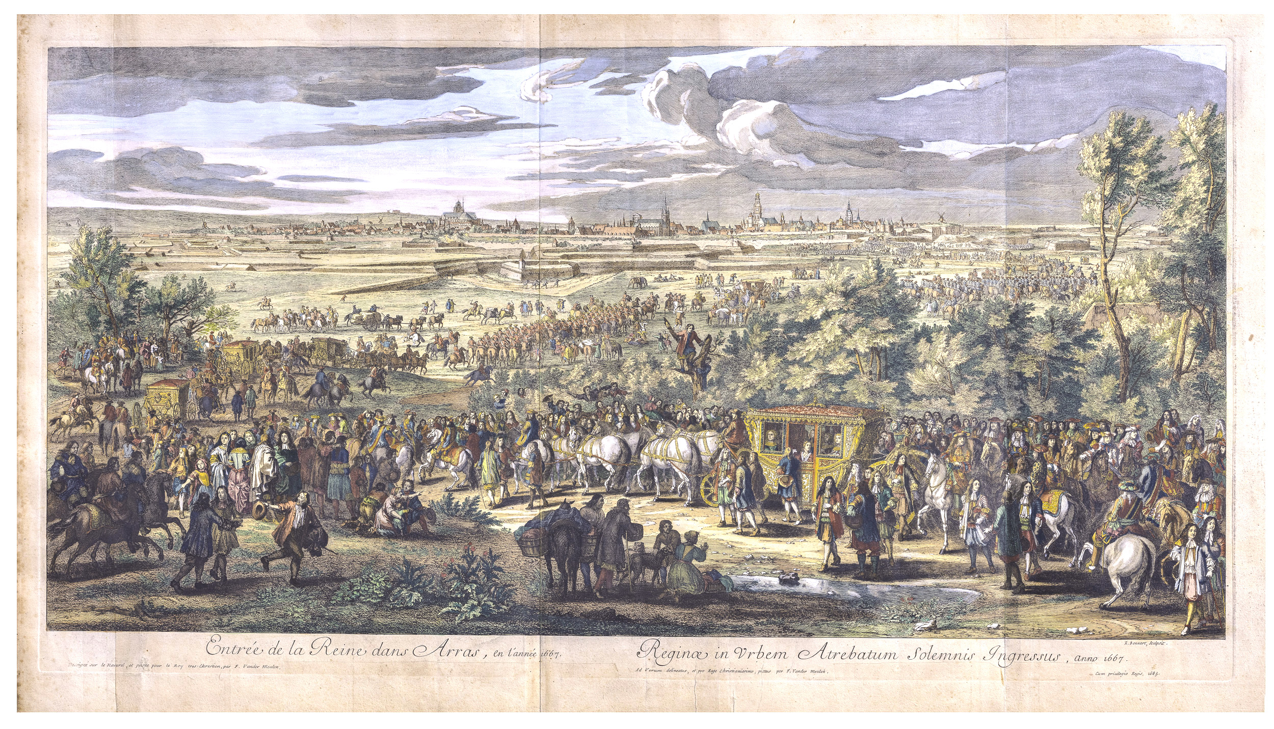 Entrée de la Reine dans Arras, en l'année 1667