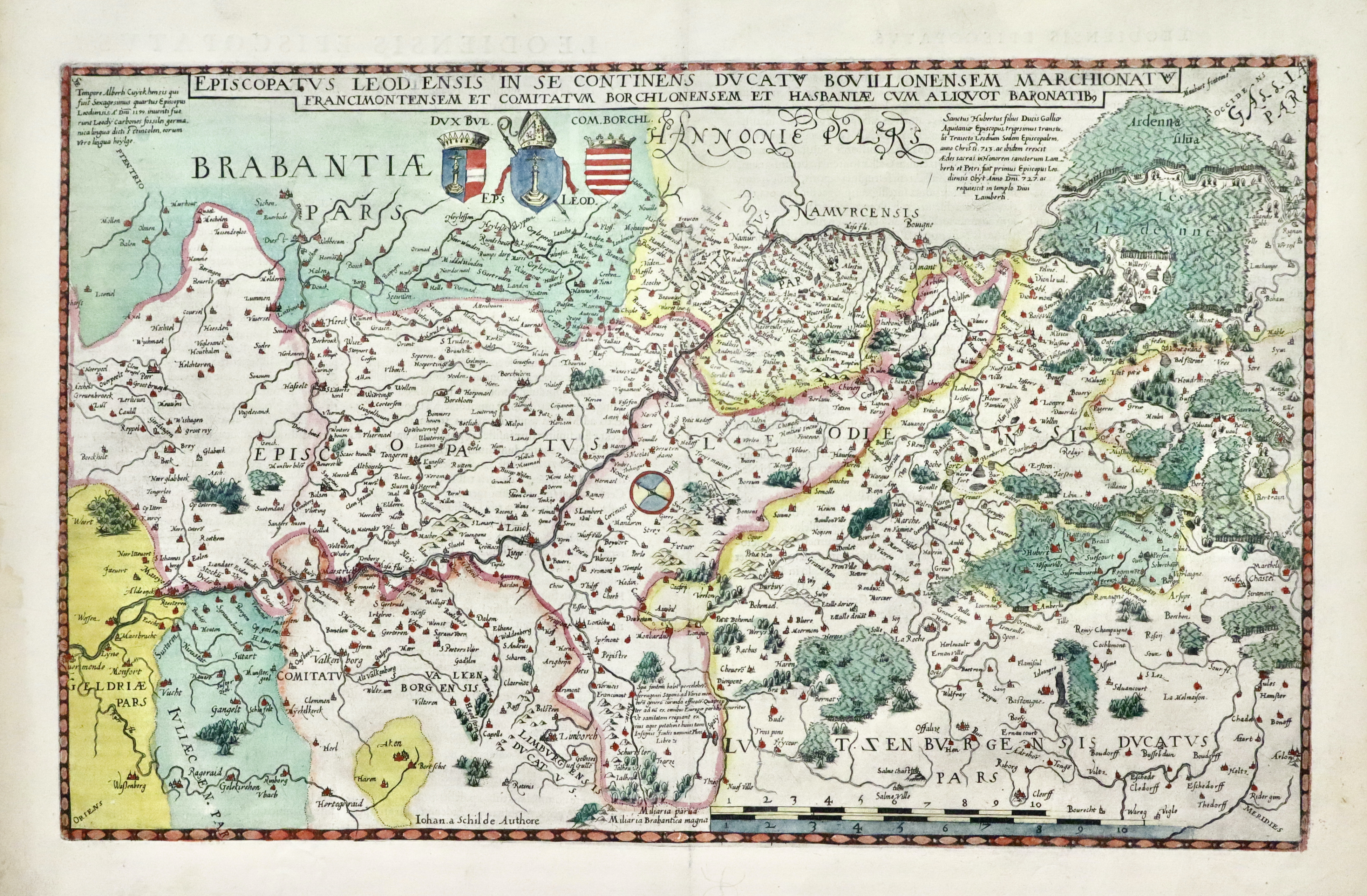 Episcopatus Leodiensis inse Continens Ducatum Bouillonensem Marchionatum Francemontensem et Comitatum …