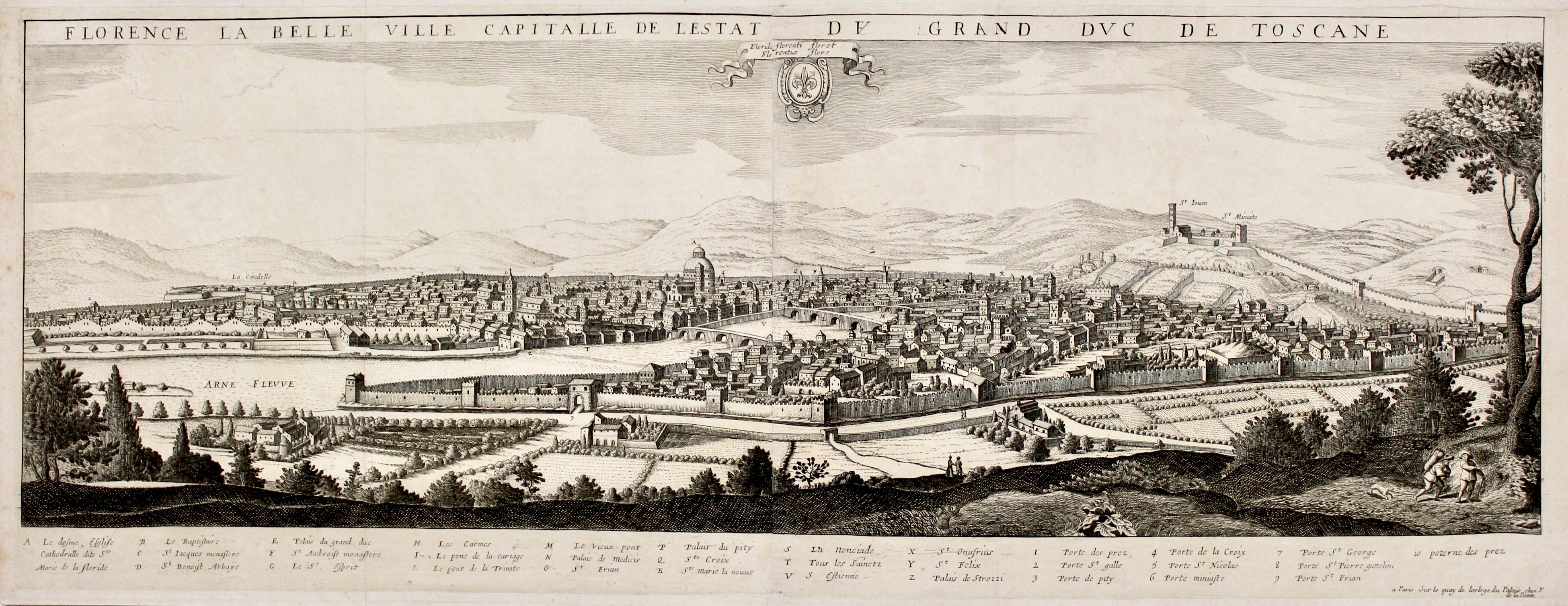 Florence la belle ville capitale de lestat du grand duc …