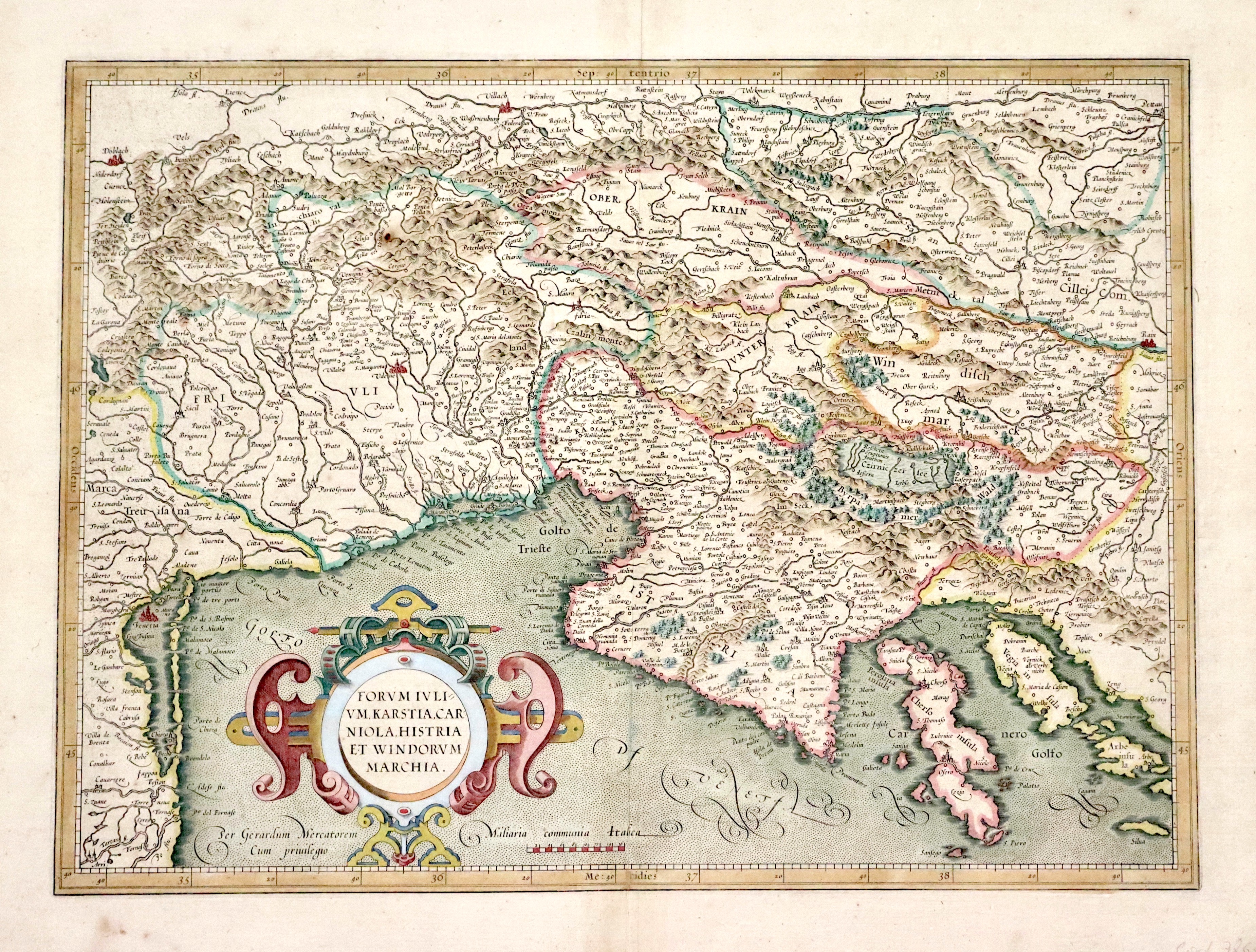 Forum Ivlivm, Karstia, Carniola, Histria et Windorvm Marchia