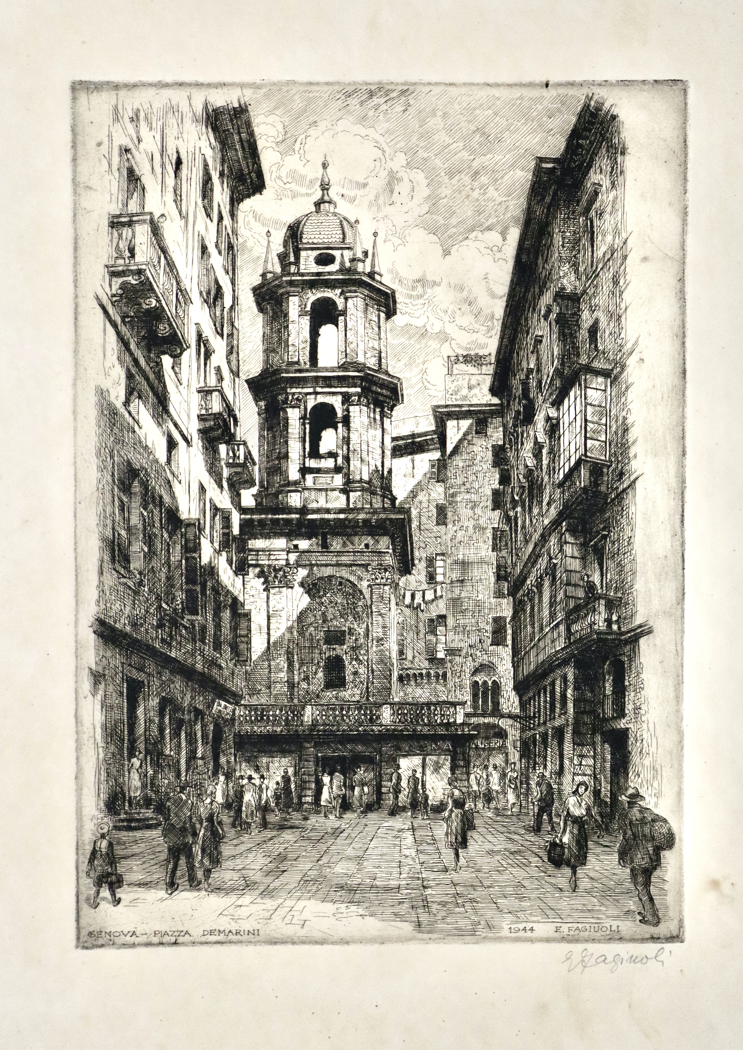 Genova. Piazza Demarini