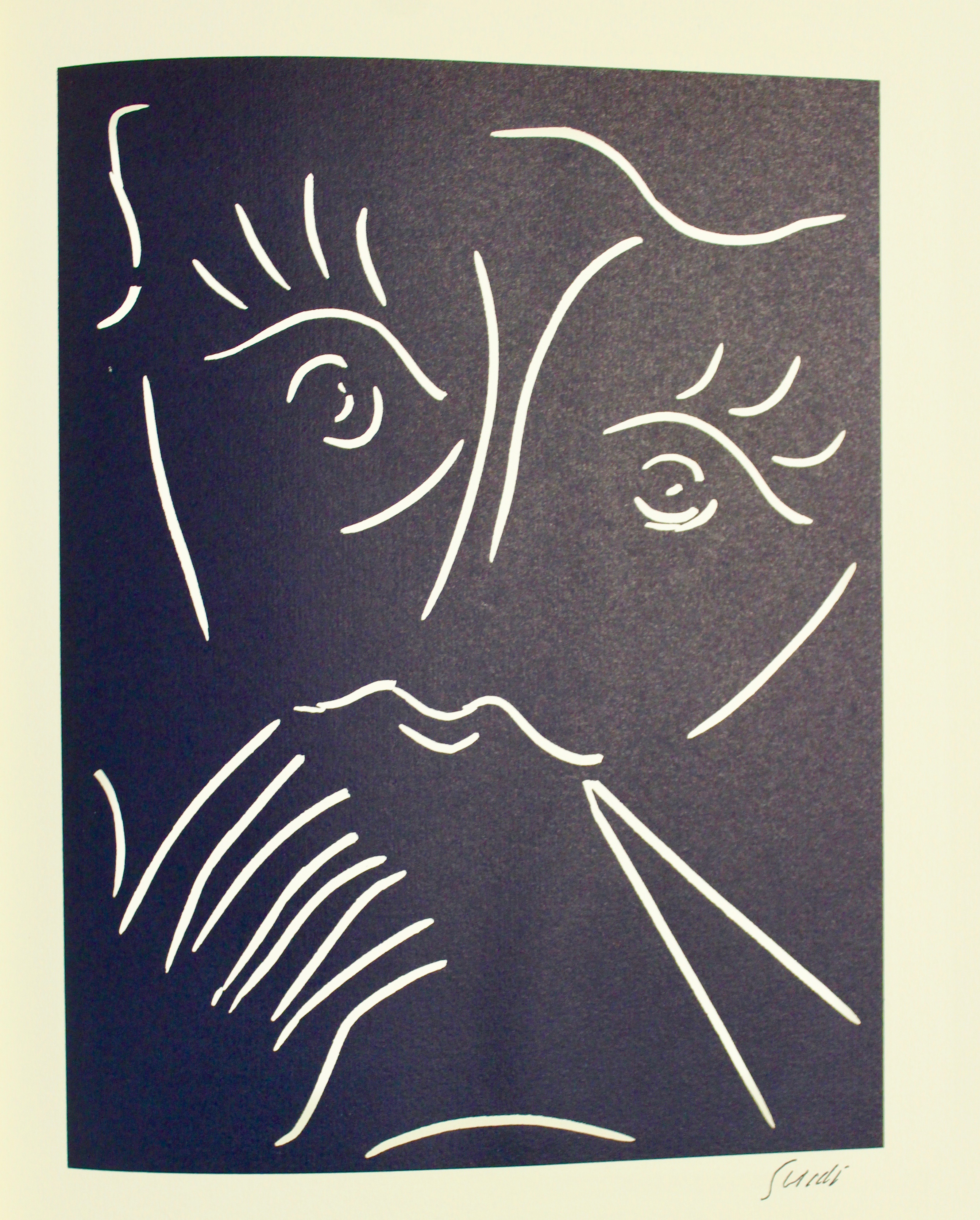 Guidi Virgilio, Volti della memoria, Sei Linoleografie - Berrocal Miguel, …