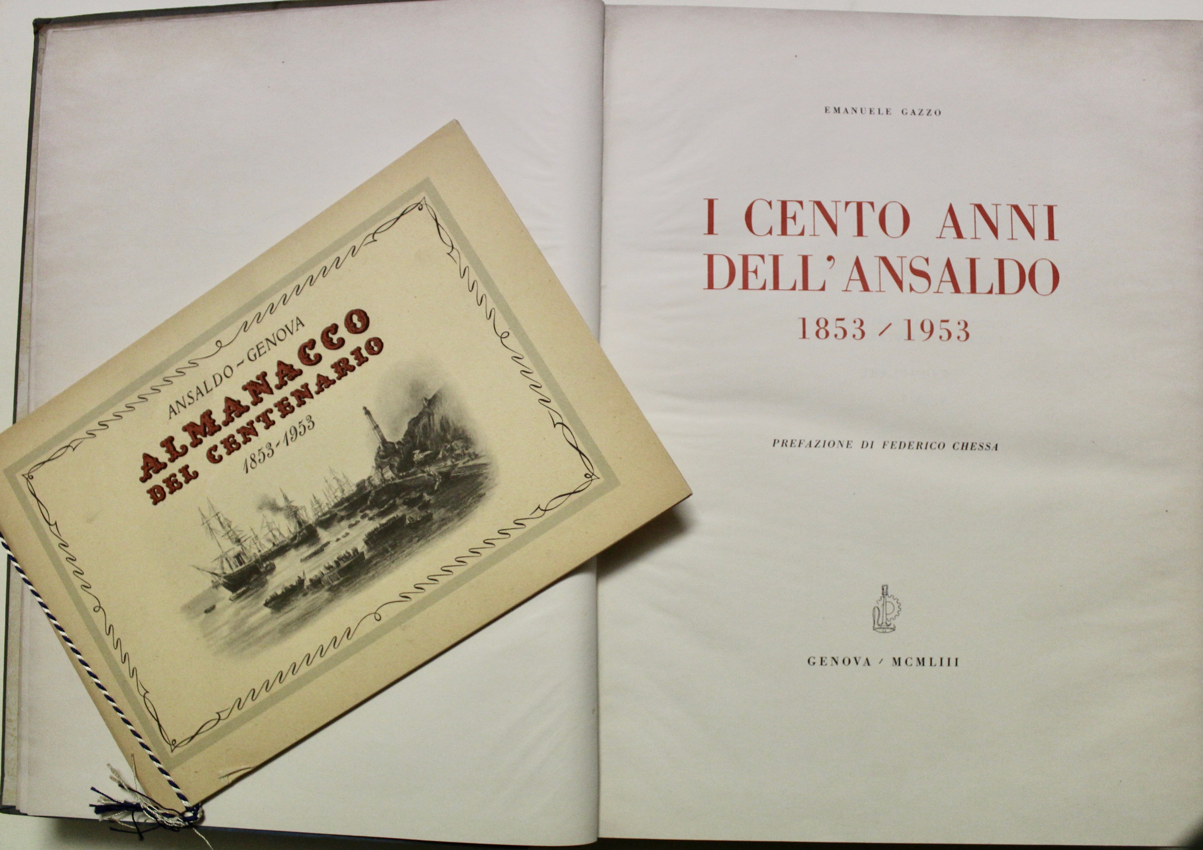 I cento anni dell'Ansaldo 1853/1953