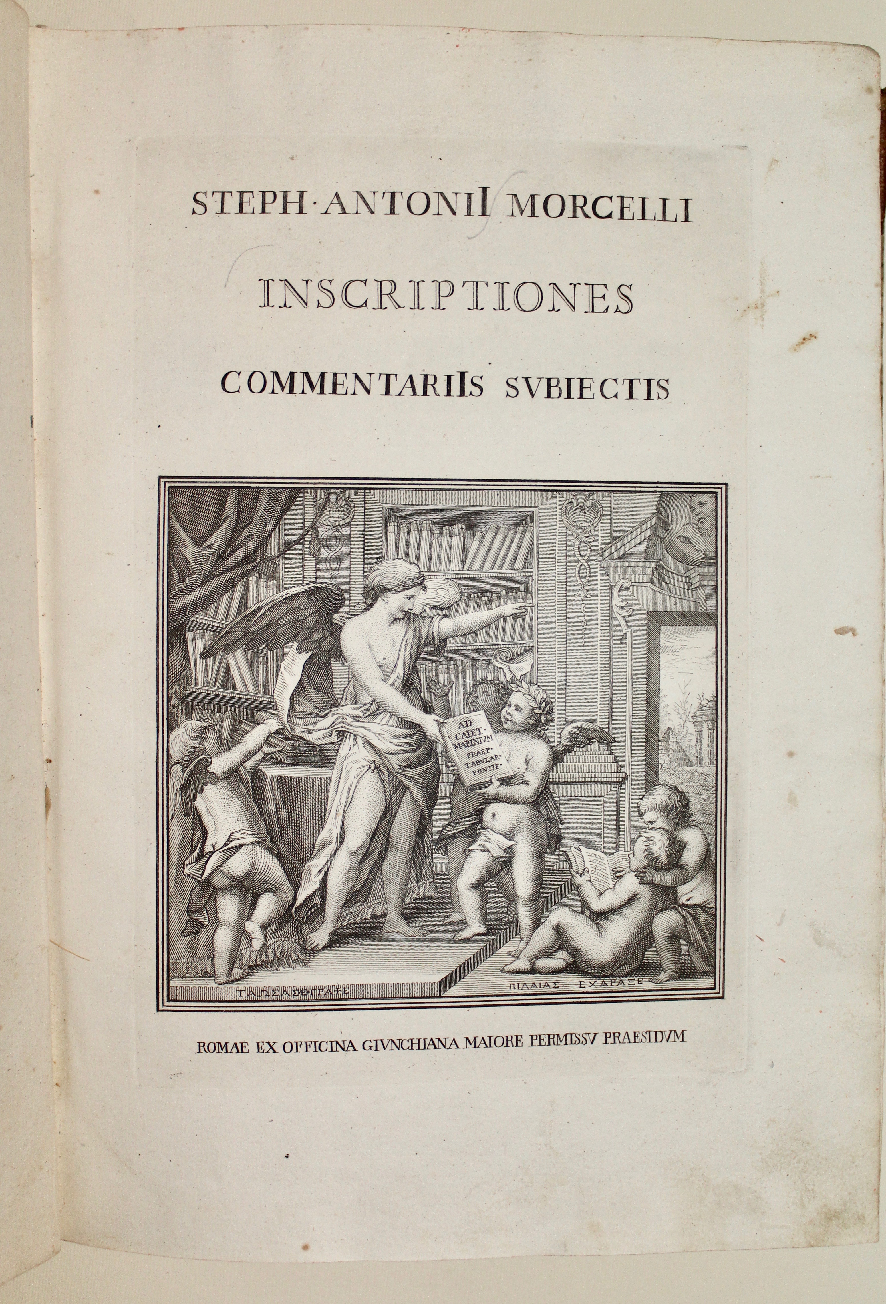 Inscriptiones commentariis subiectis.