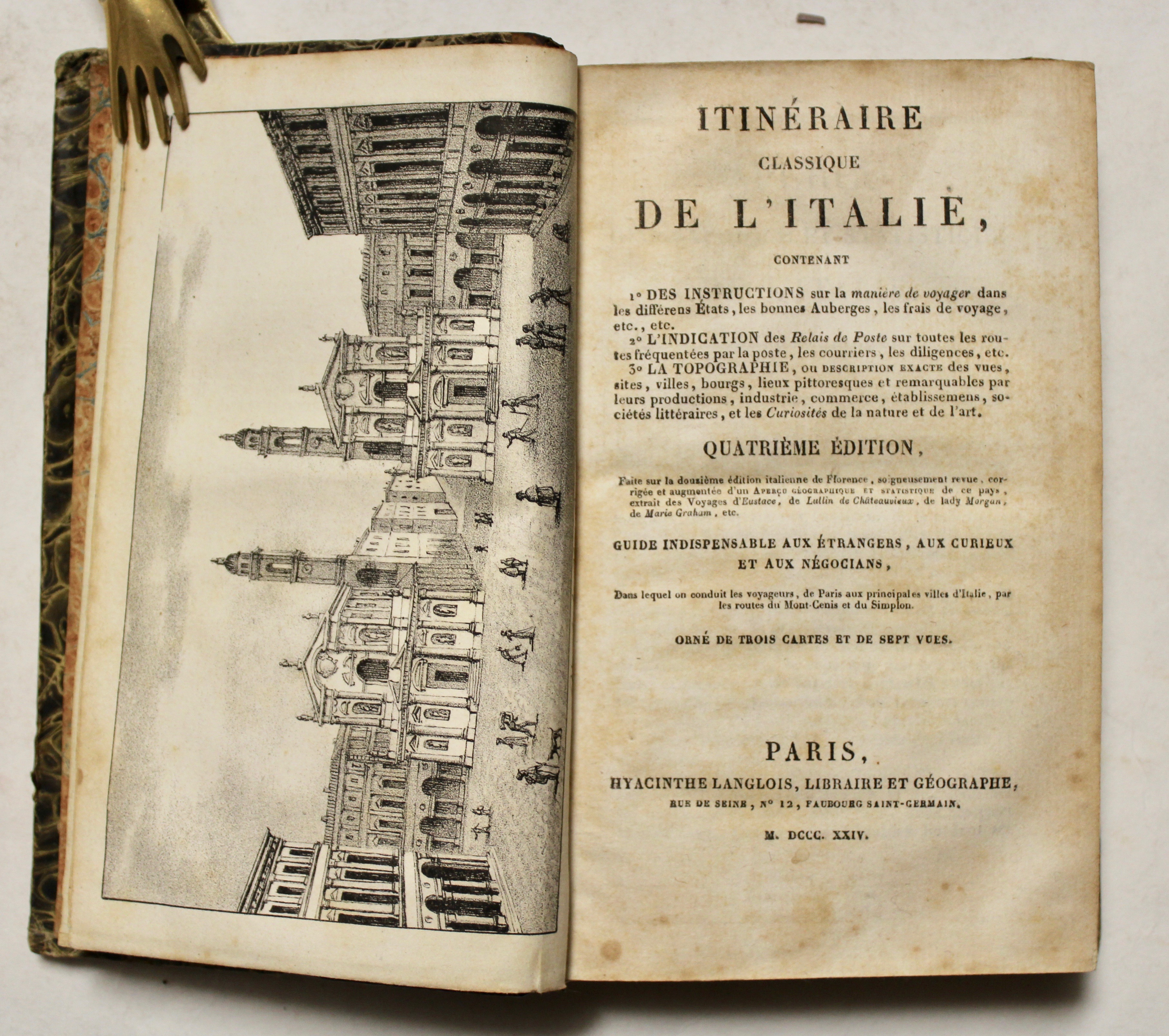 Itinéraire Classique de l'Italie contenant 1° des Instructions sur la …