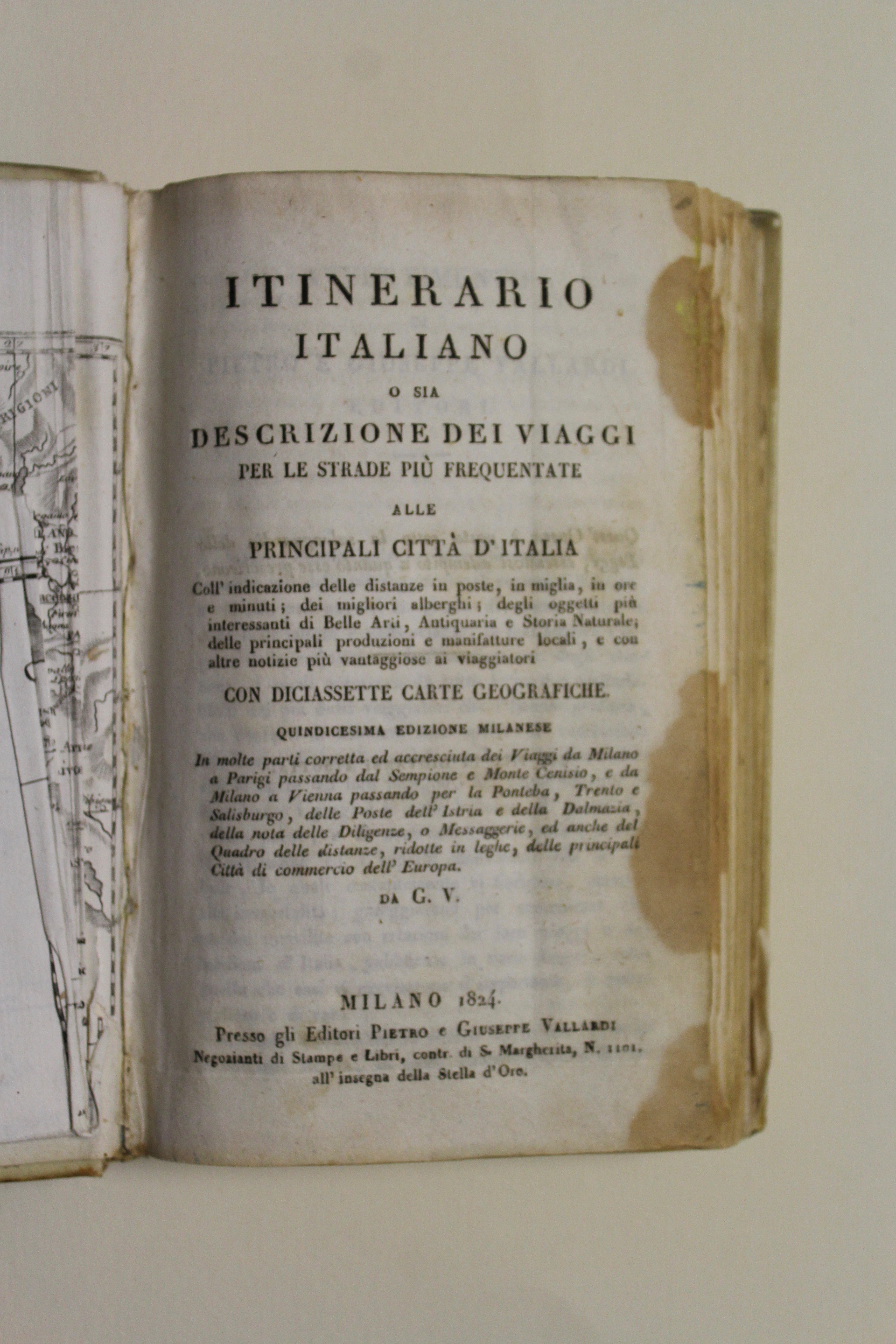 Itinerario Italiano, o sia descrizione dei viaggi per le strade …