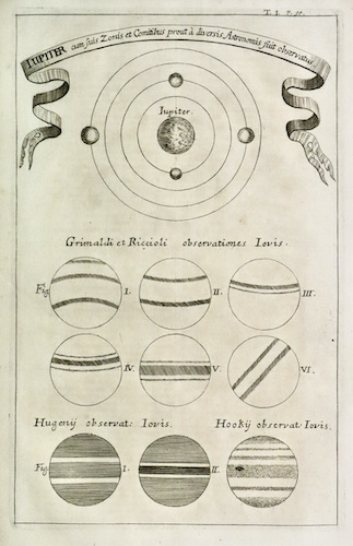 Iupiter cun suis zonis et comitibus prout à diversis astronomis …