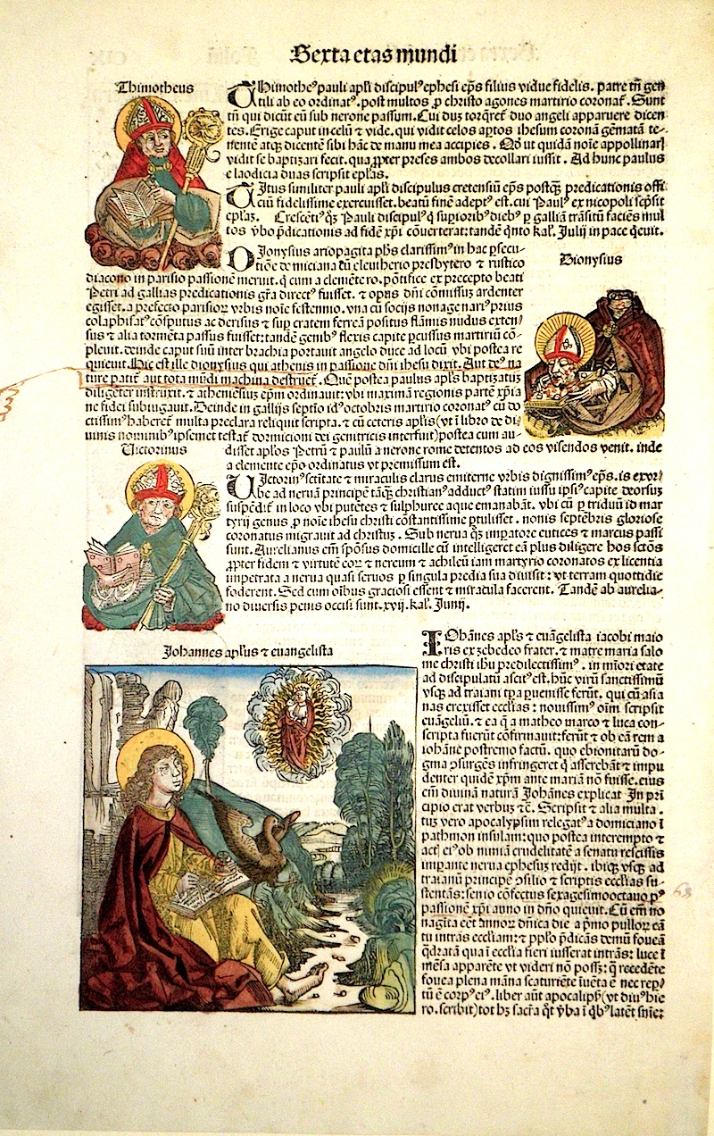 Johannes Apl'us evangelista.