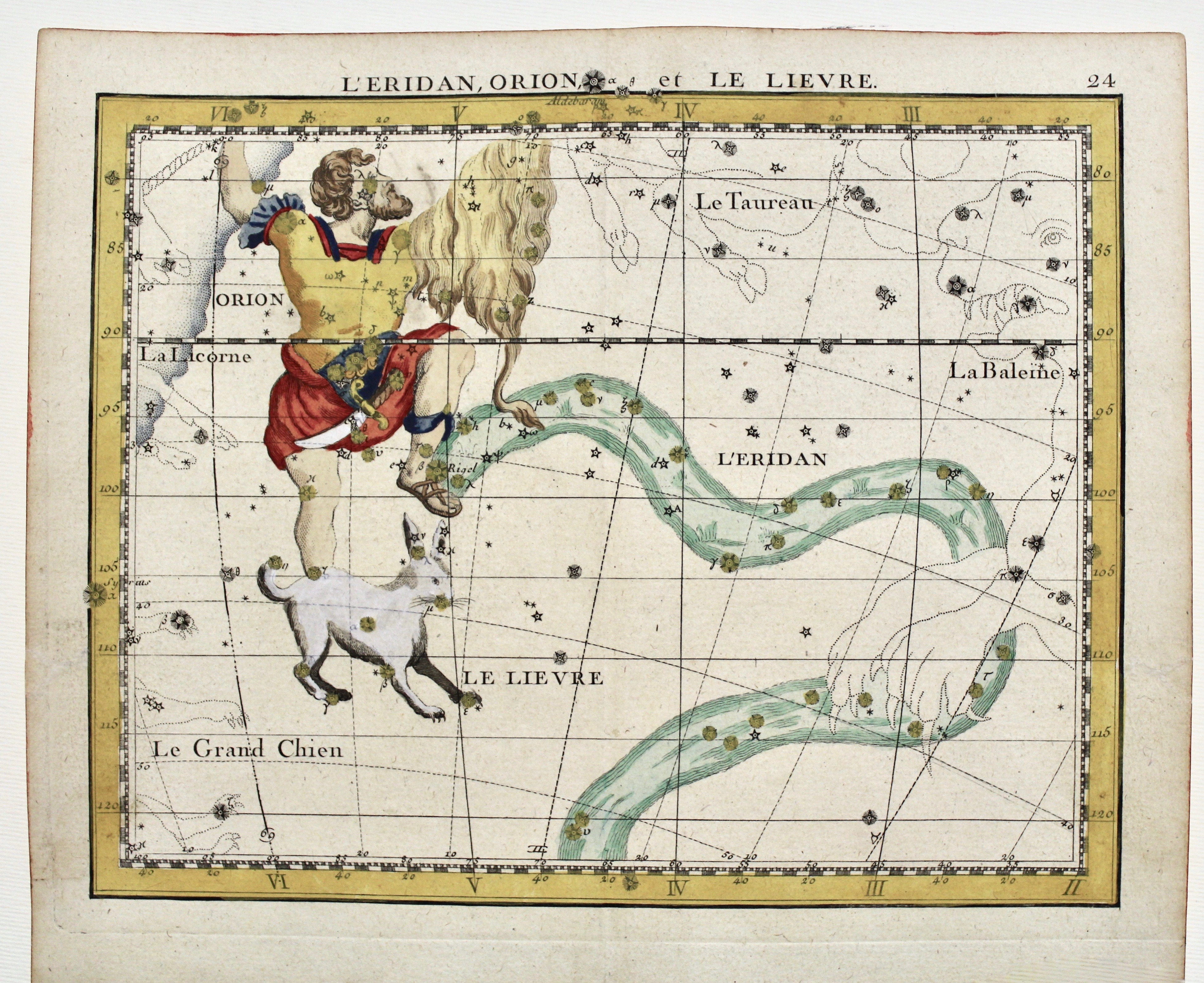 L'Eridan, Orion et le Lievre