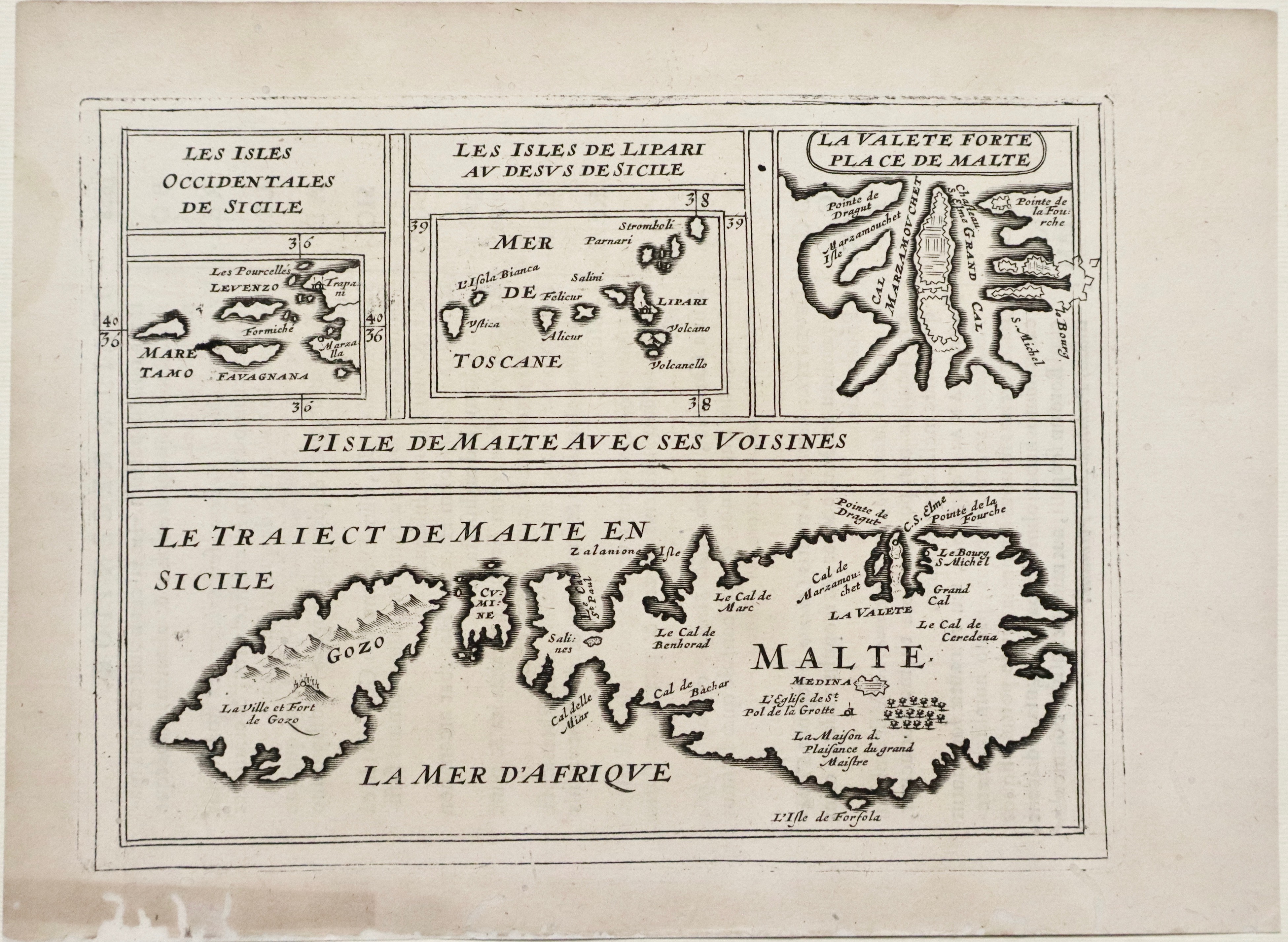 L'isle de Malte avec ses voisines, les isles occidentales de …