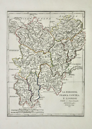 La Borgogna, Franca Contea e Lionese