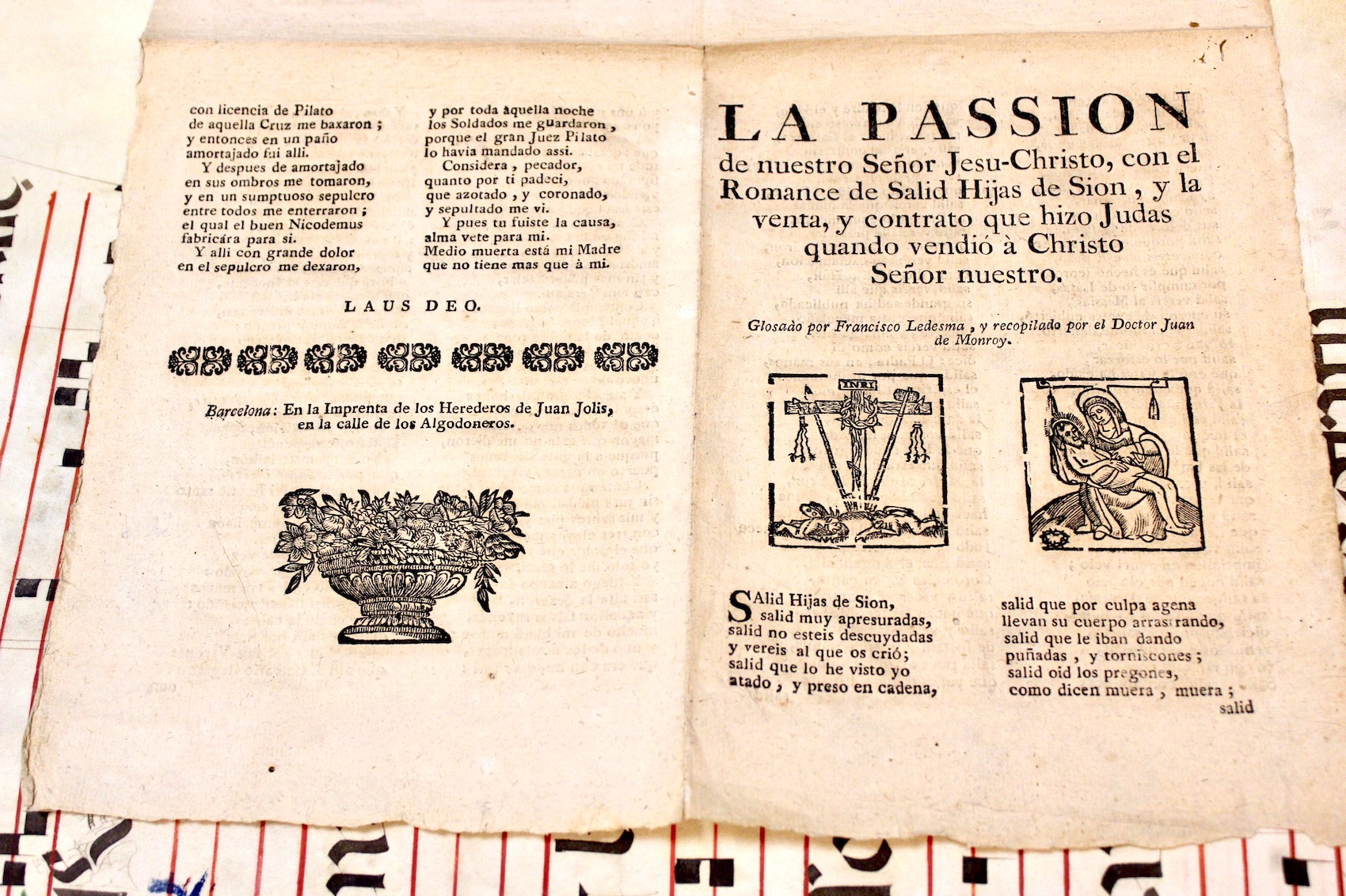 La Passion de nuestro Señor Jesu-Christo, con el Romance de …