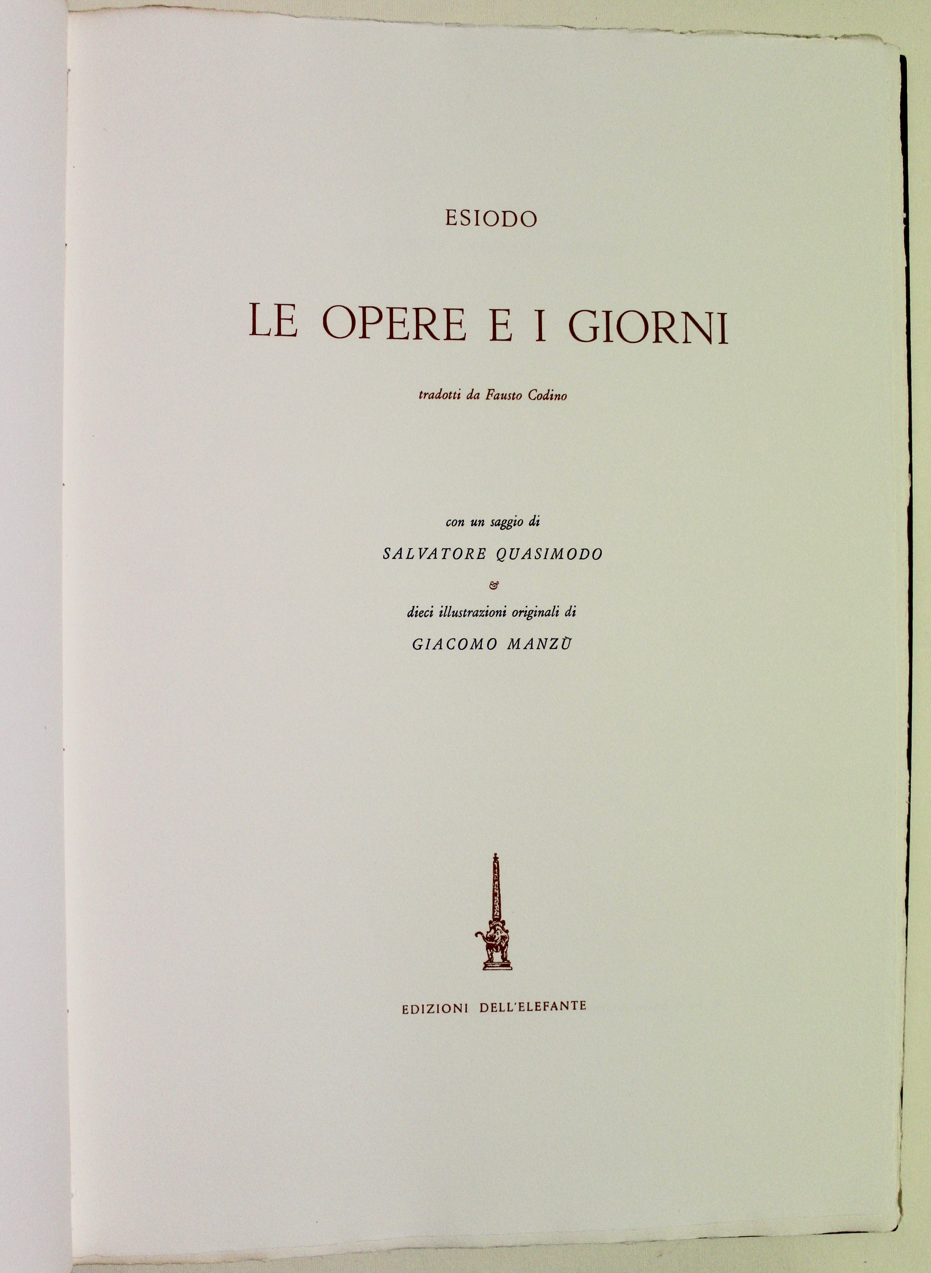 Le opere e i giorni