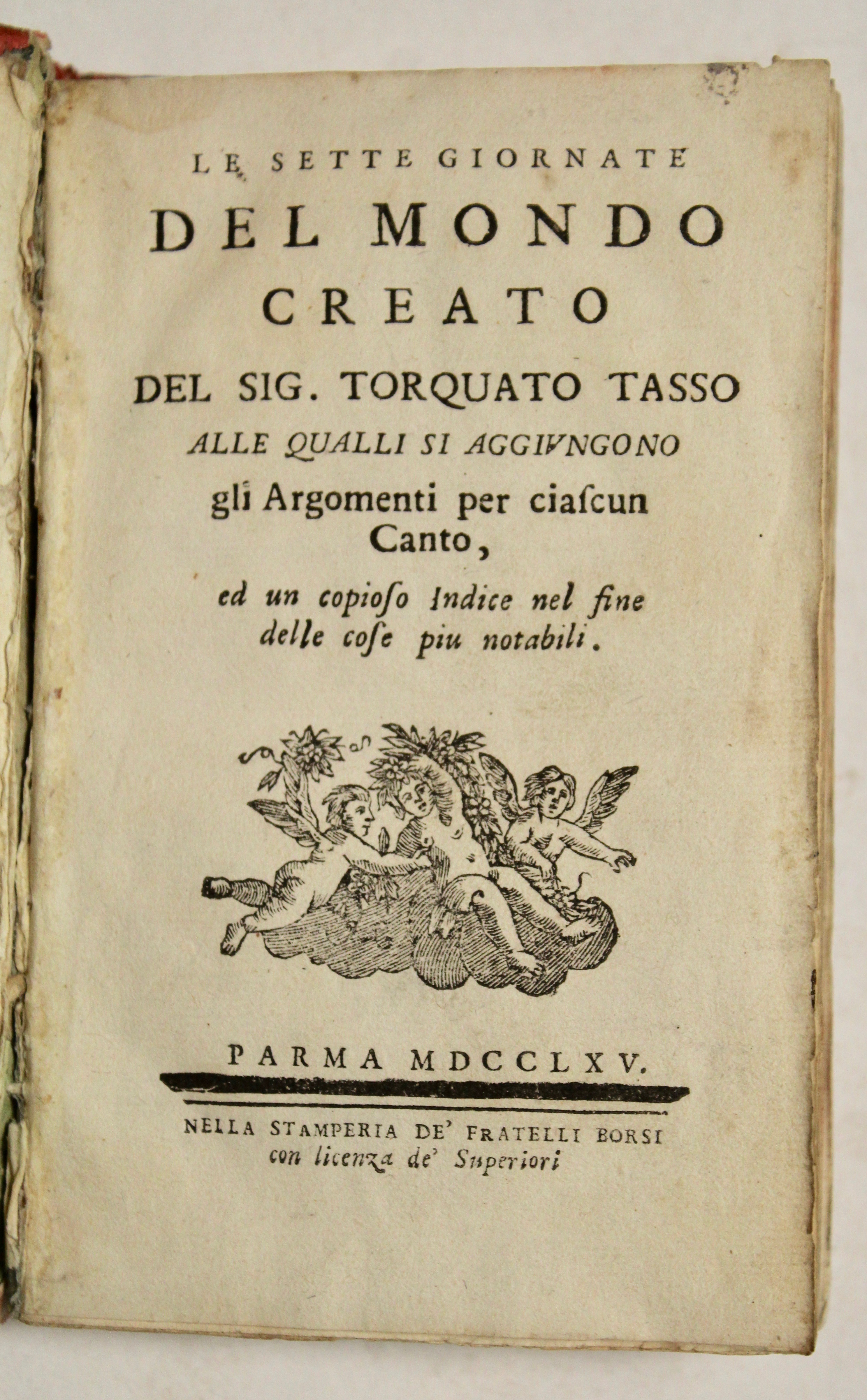 Le sette giornate del mondo creato… alle quali si aggiungono …