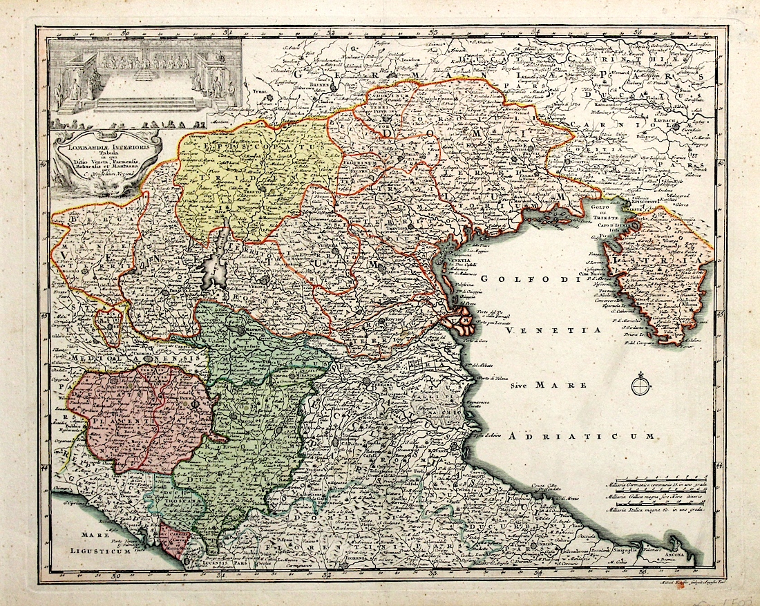 Lombardia inferioris tabula in qua Ditio Veneta, Parmensis, Mutinensis et …