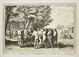 Marina et autres femmes données à Cortez (titolo ripetuto in …