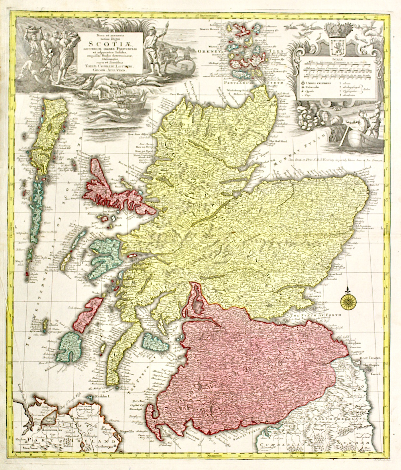 Nova et accurata totius regni Scotiae secundum omnes provincias et …
