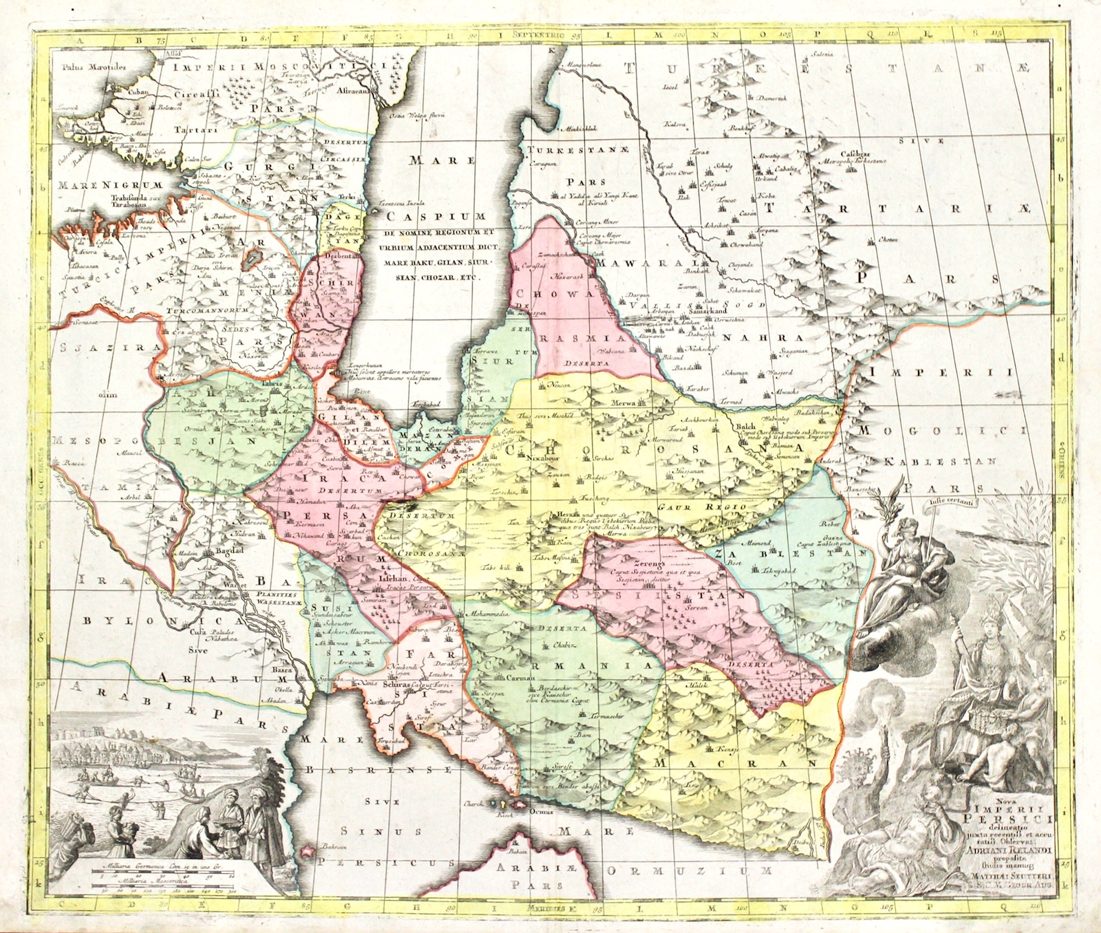 Nova Imperi Persici delineatio juxta…observat. Adriani Relandi