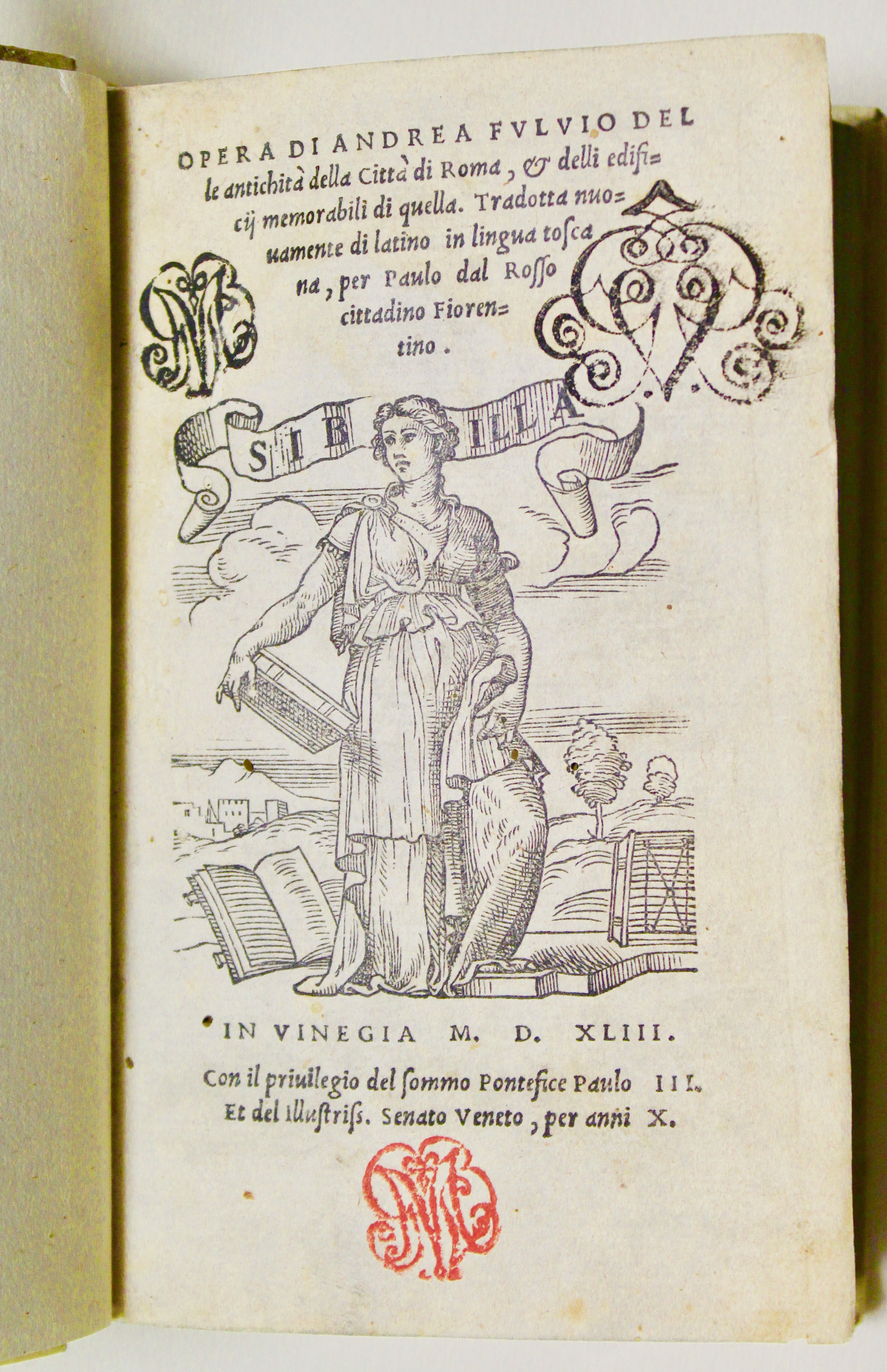Opera di Andrea Fulvio delle antichità della città di Roma, …