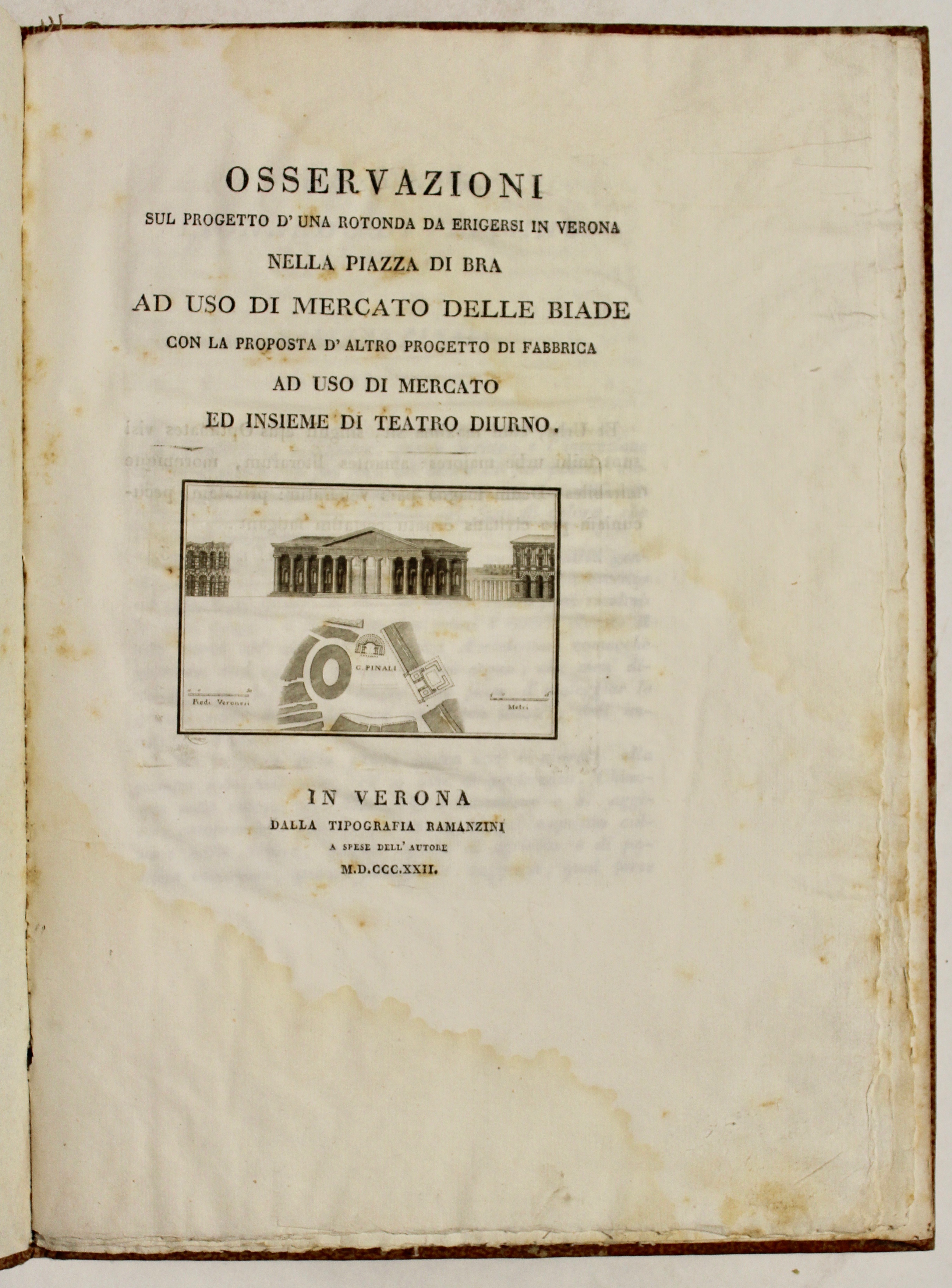 Osservazioni sul progetto d'una rotonda da erigersi in Verona nella …