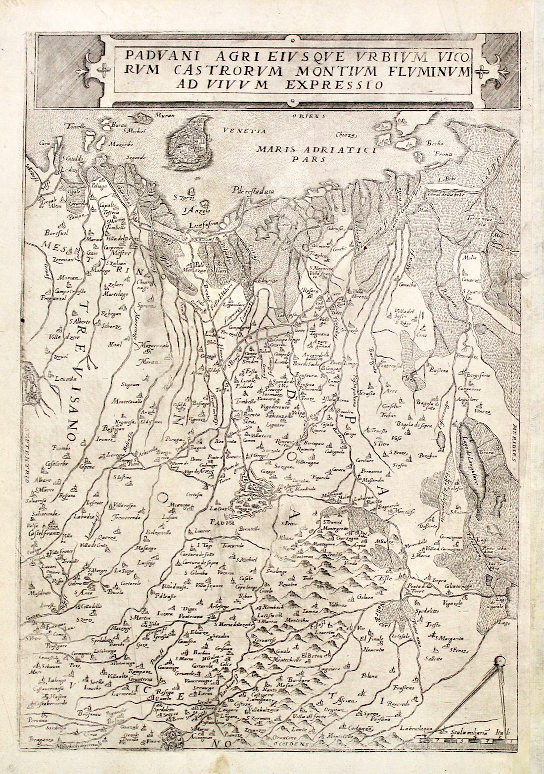 Paduani agri eiusque urbium vicorum castrorum montium fluminum ad vivum …
