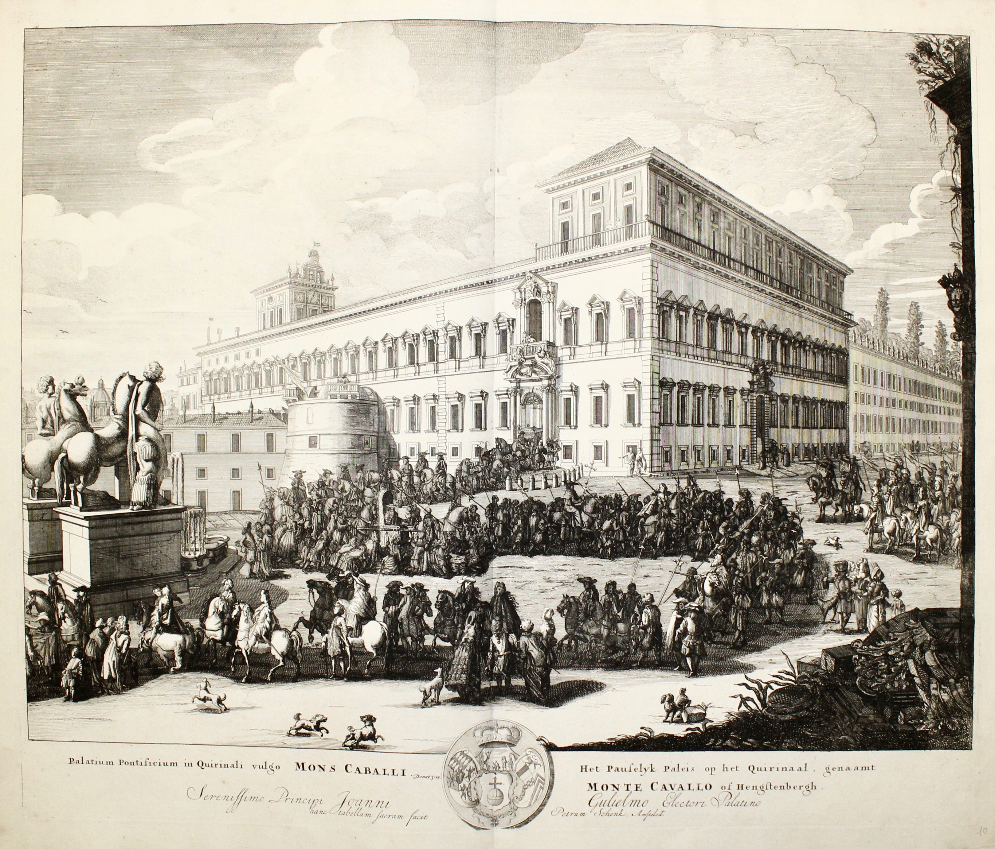 Palatium Pontificium in Quirinali vulgo Mons Caballi