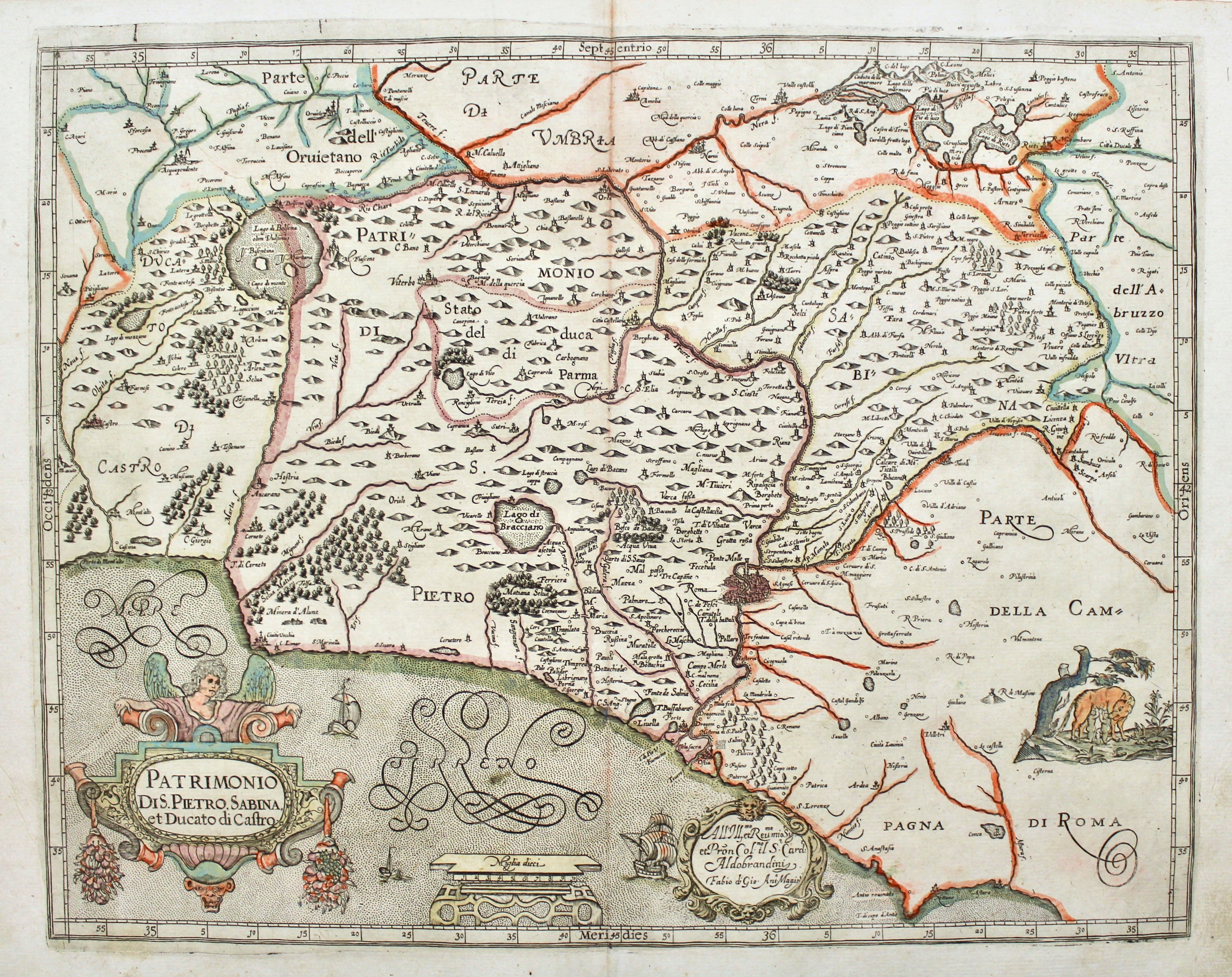 Patrimonio di S. Pietro, Sabina et Ducato di Castro