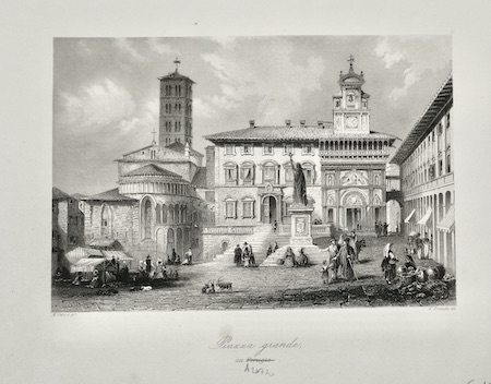 Piazza Grande zu Perugia (ma Arezzo)