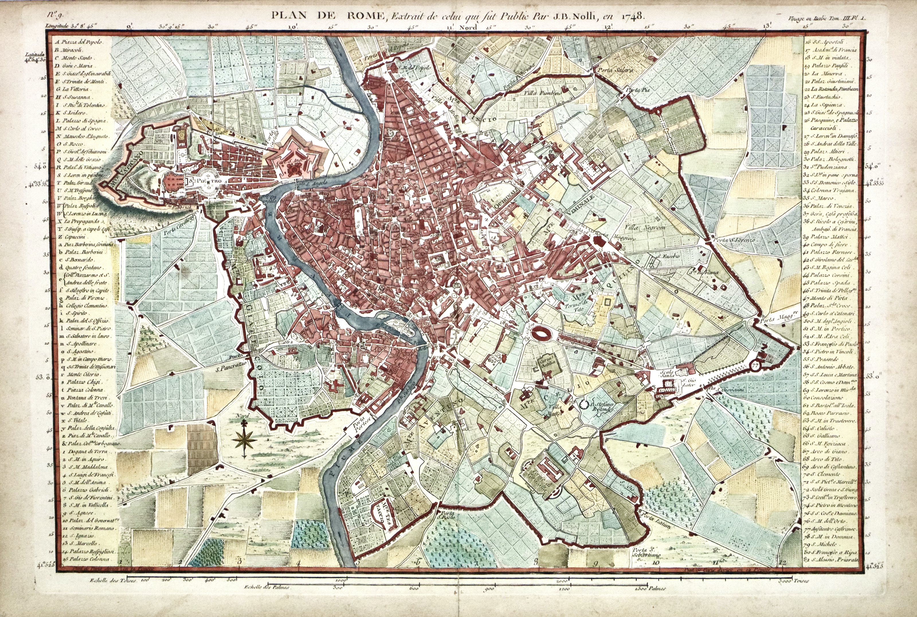 Plan de Rome, extruit de celui qui fuit publie par …