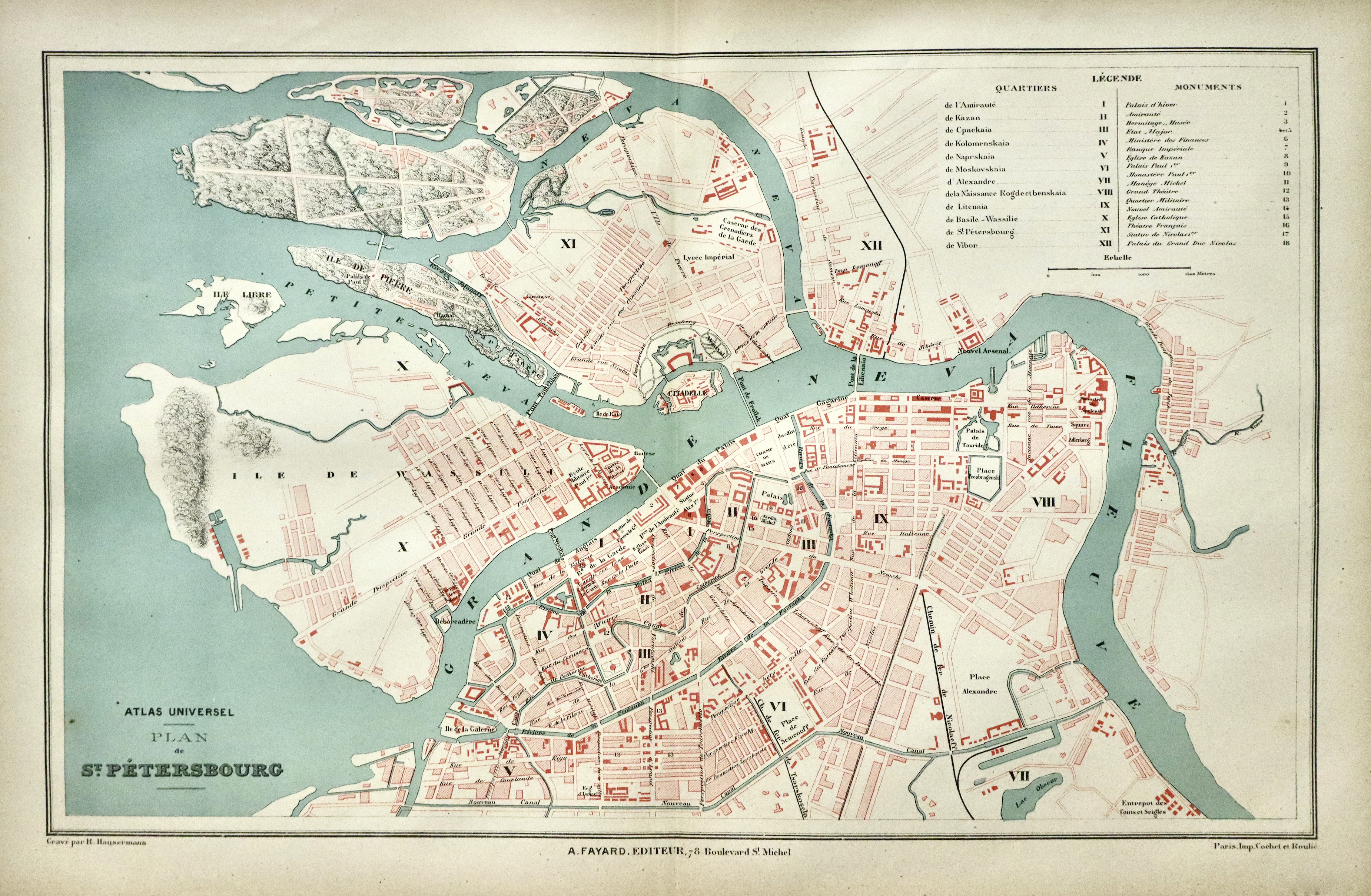 Plan de St. Pètersbourg