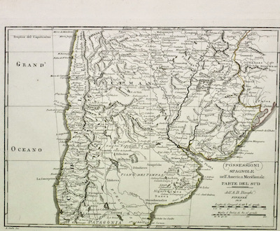 Possessioni spagnole nell'America meridionale, Parte del sud