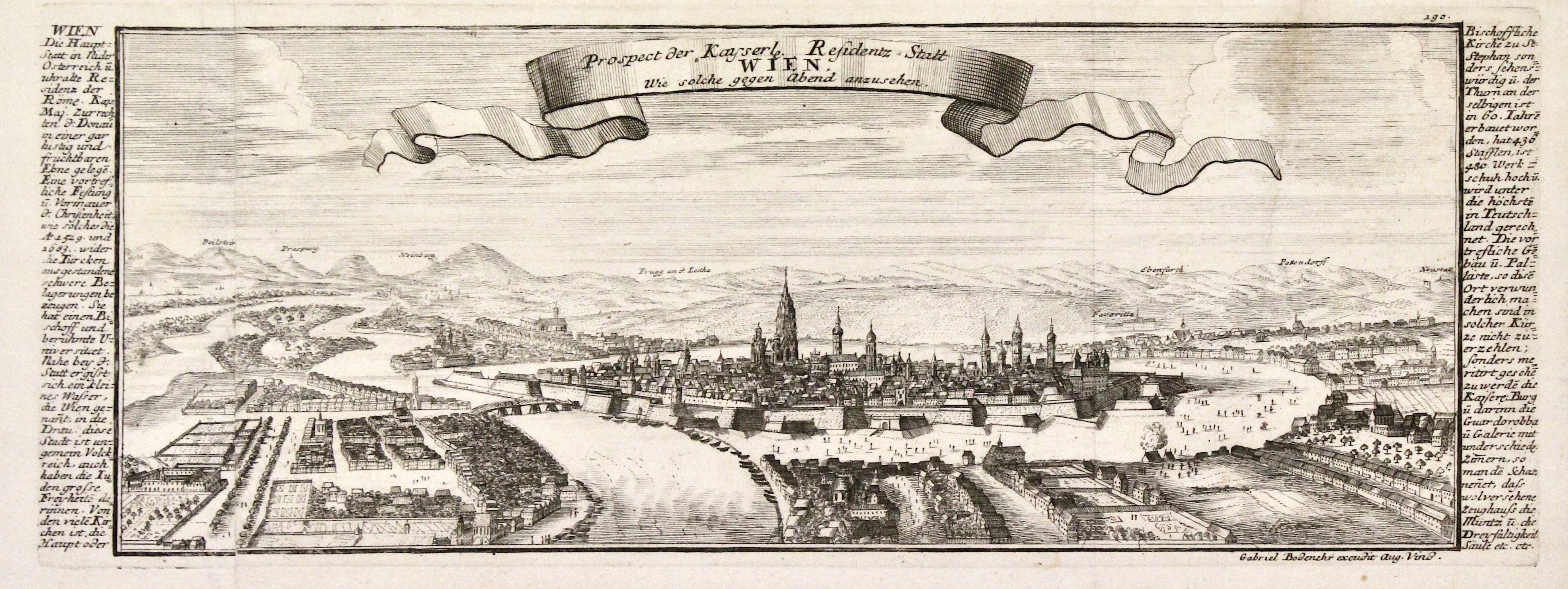 Prospect de Kaiserl. Residentz-Statt Wien
