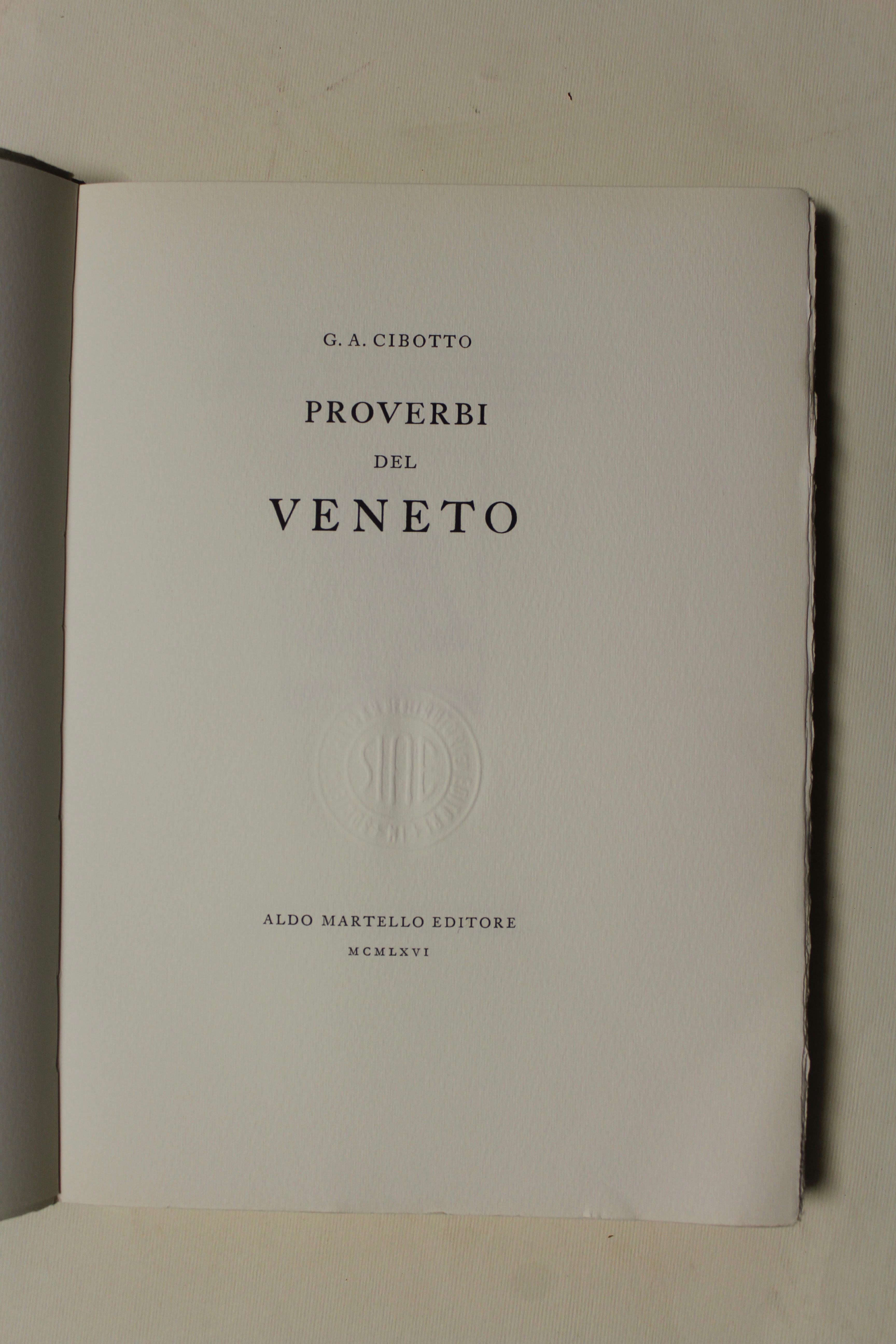 Proverbi del Veneto