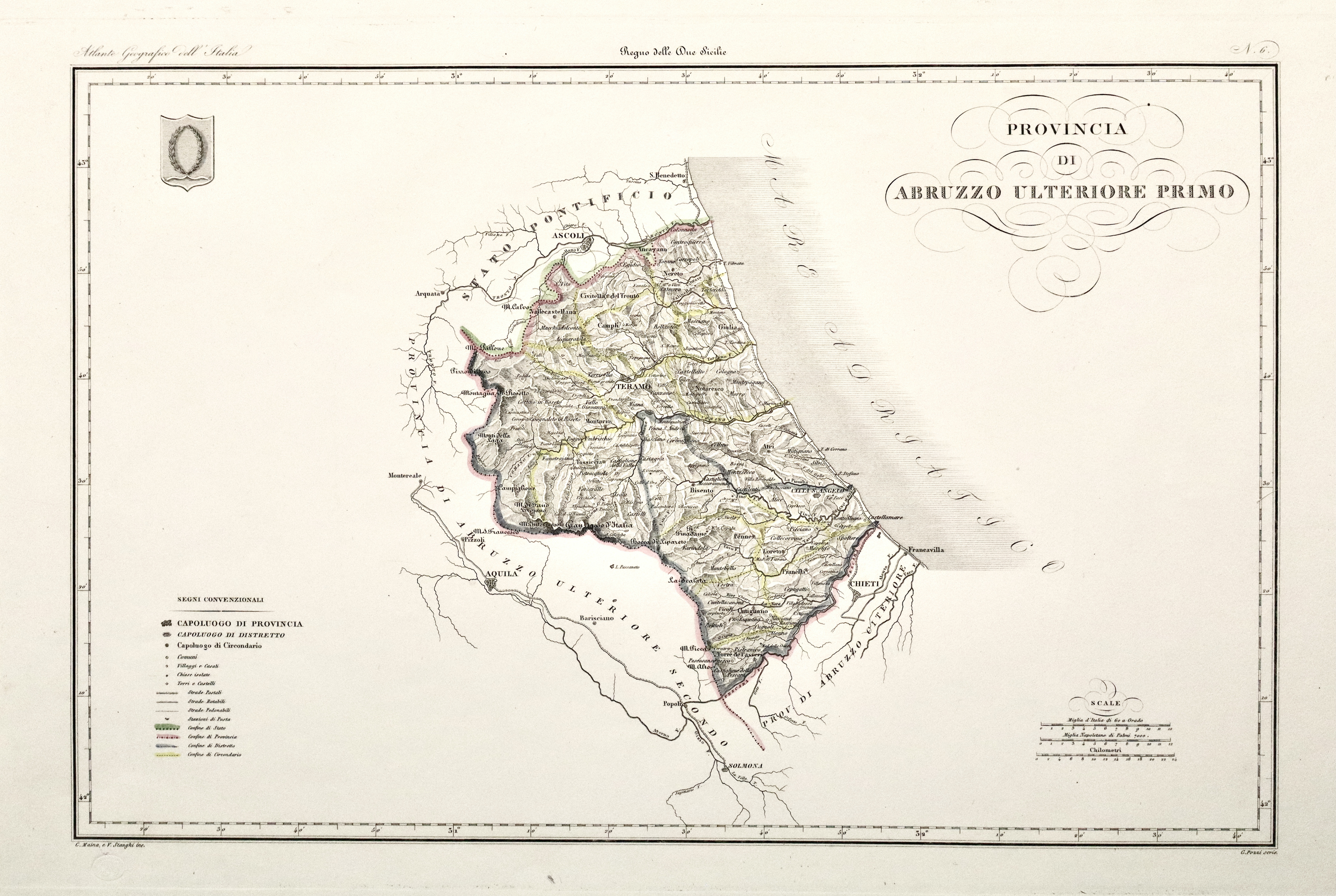 Provincia di Abruzzo ulteriore primo.