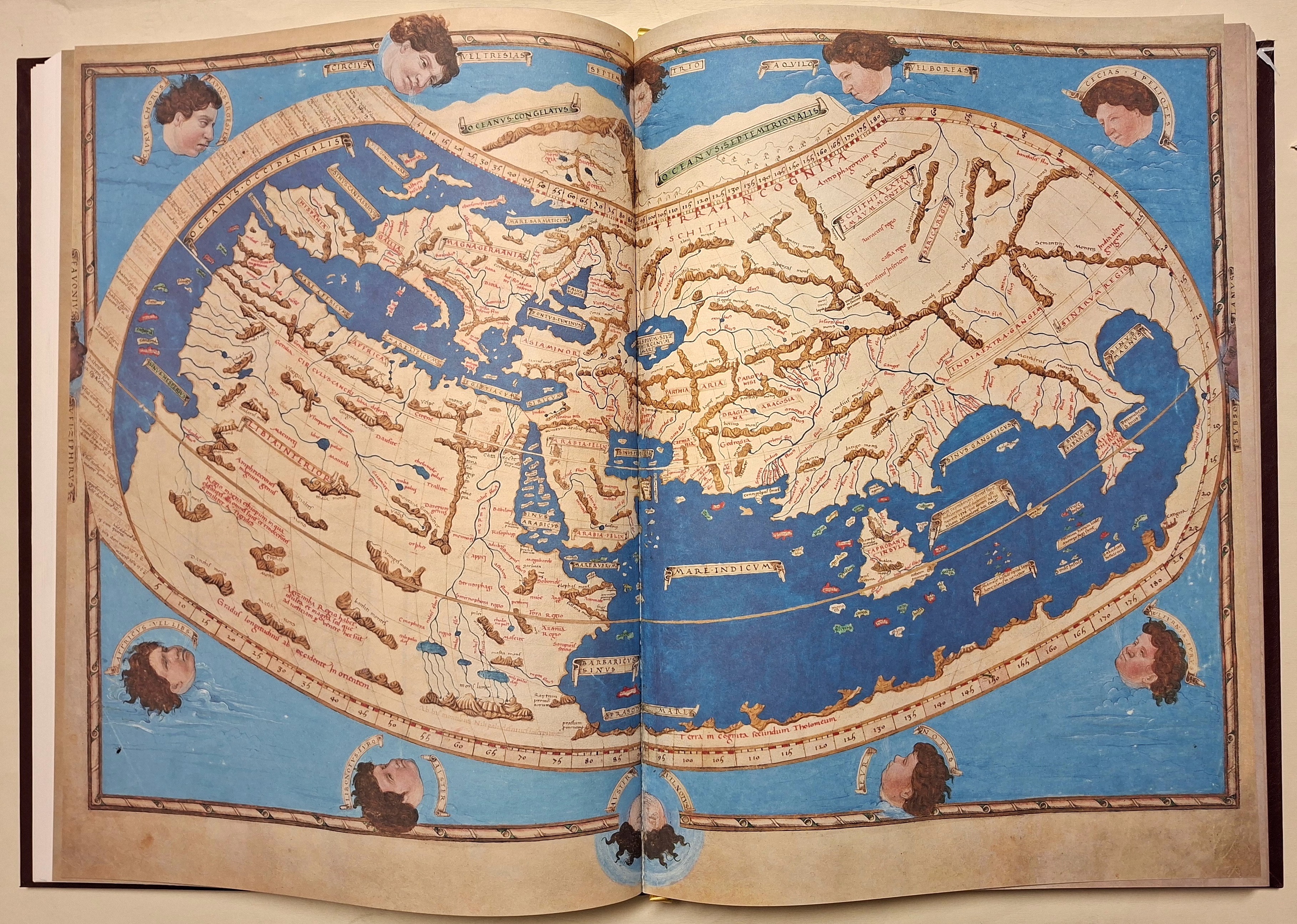 Ptolomei Cosmographia. Ms Magliab. XIII.16.