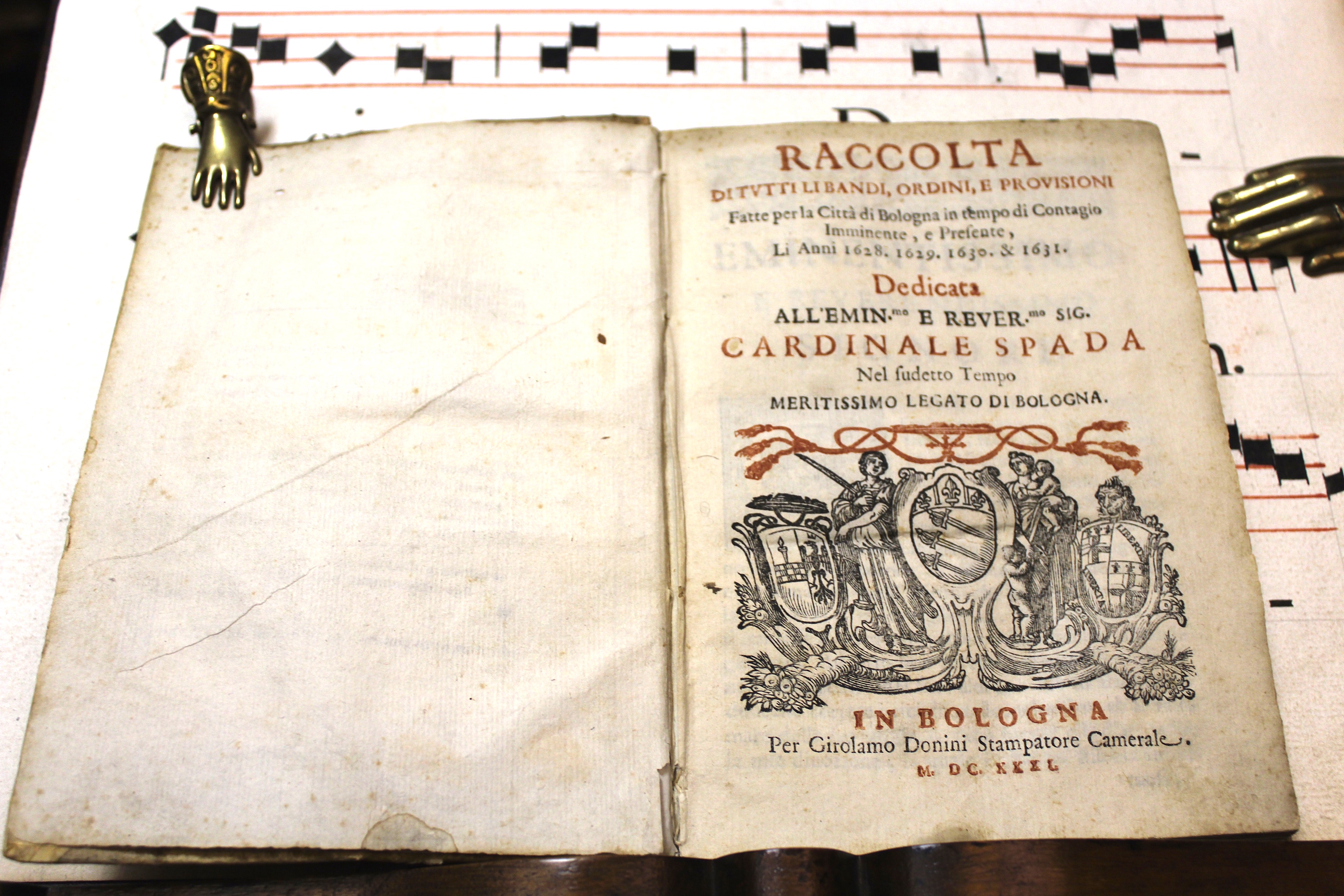 Raccolta di tutti li bandi, ordini, e provisioni fatte per …