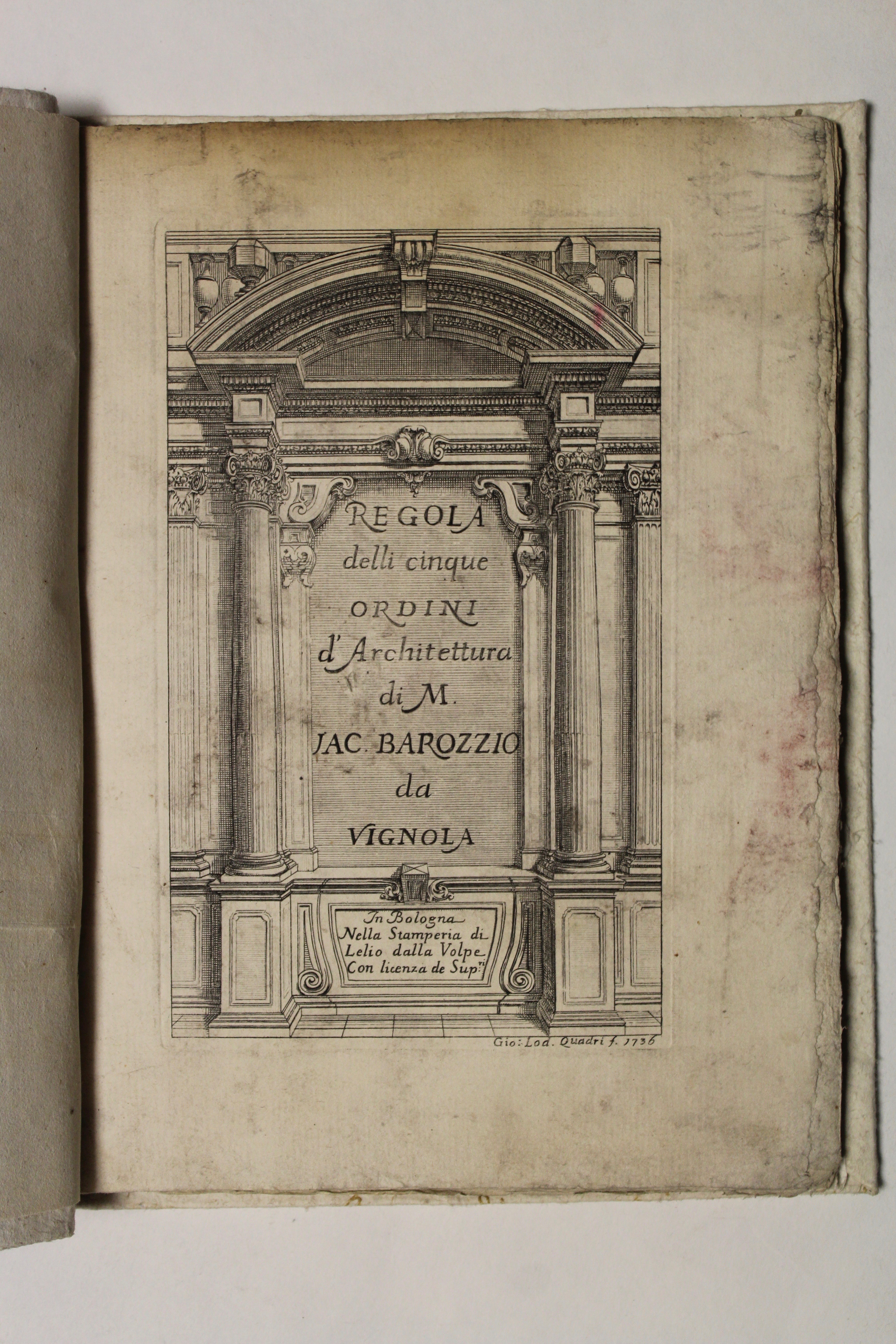 Regola delli cinque ordini d'architettura.