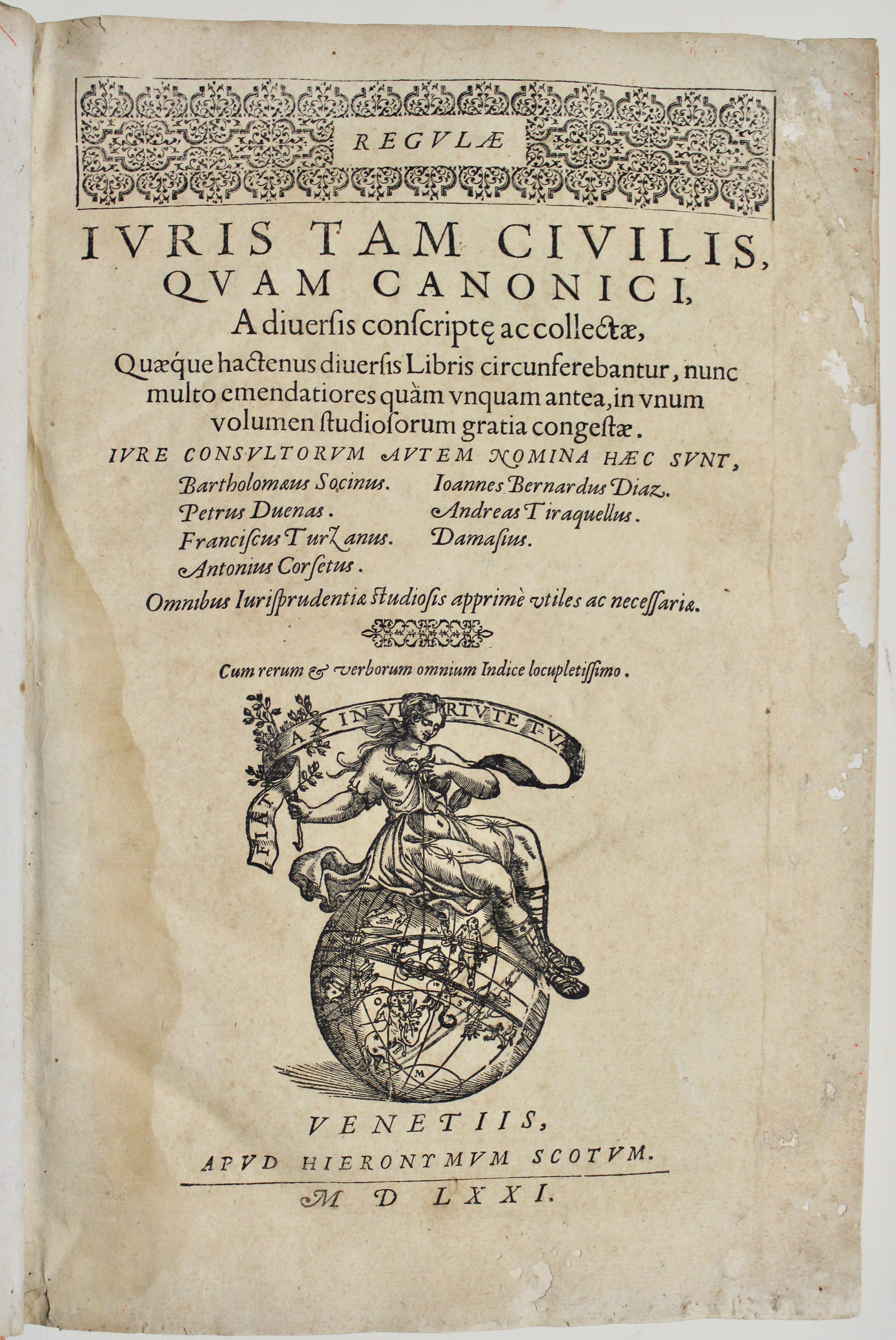 Regulae iuris tam ciuilis quam canonici a diuersis conscript[a]e ac …