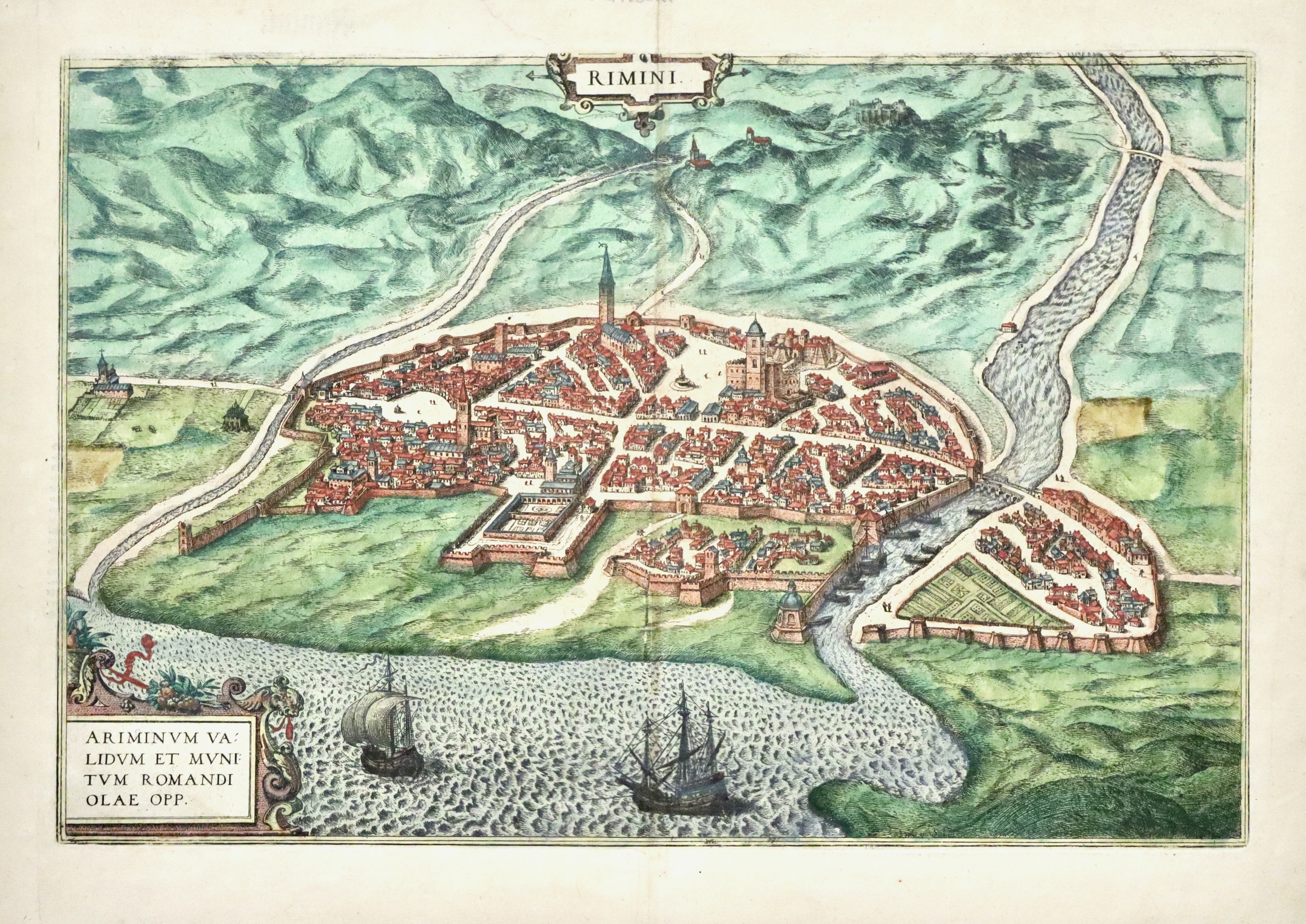 Rimini-Ariminum validum et munitum Romandiolae opp.