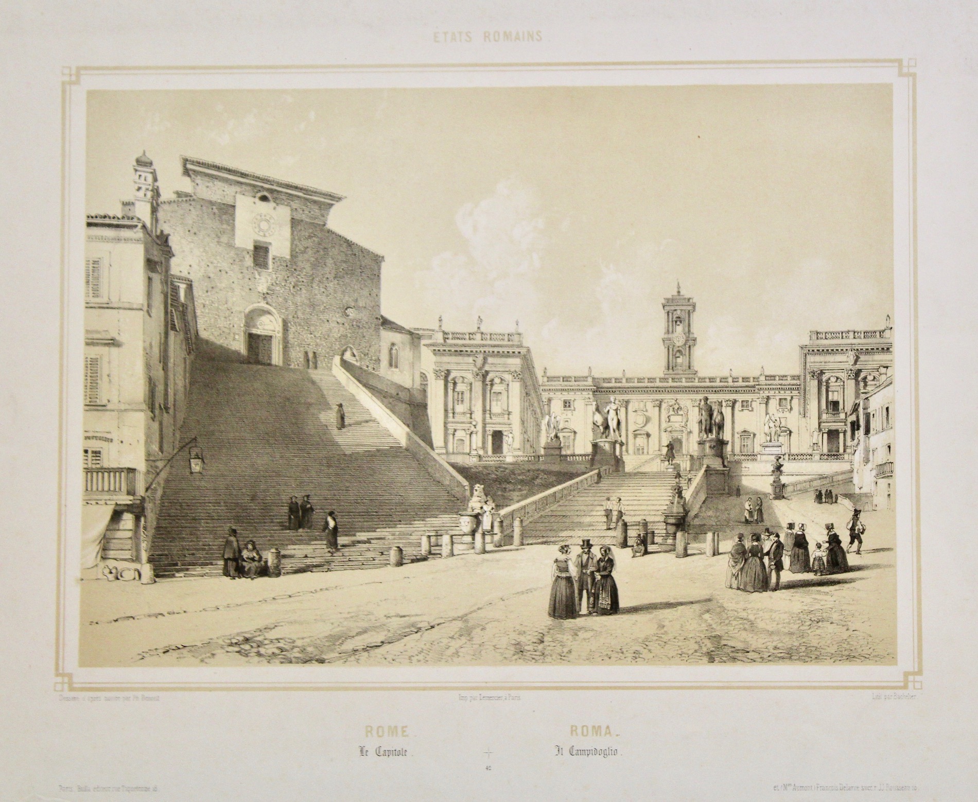 Rome. Le Capitole. - Roma. Il Campidoglio.