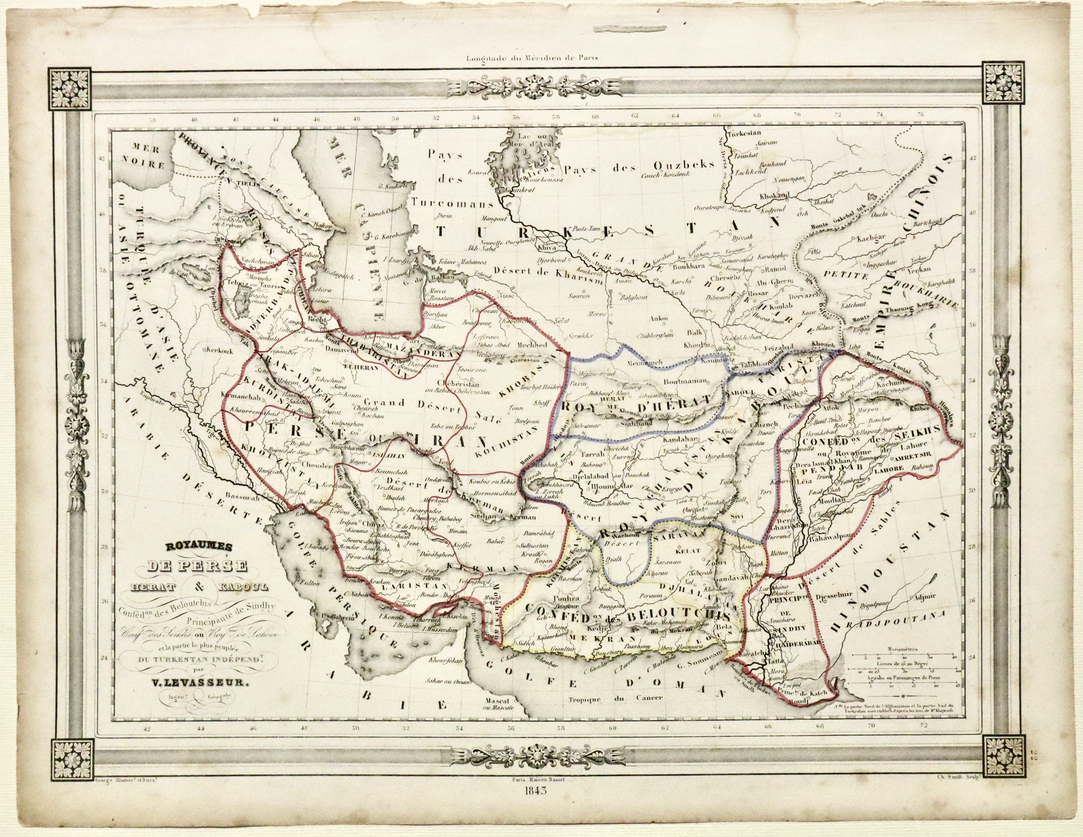 Royaume de la Perse Herat & Kaboul