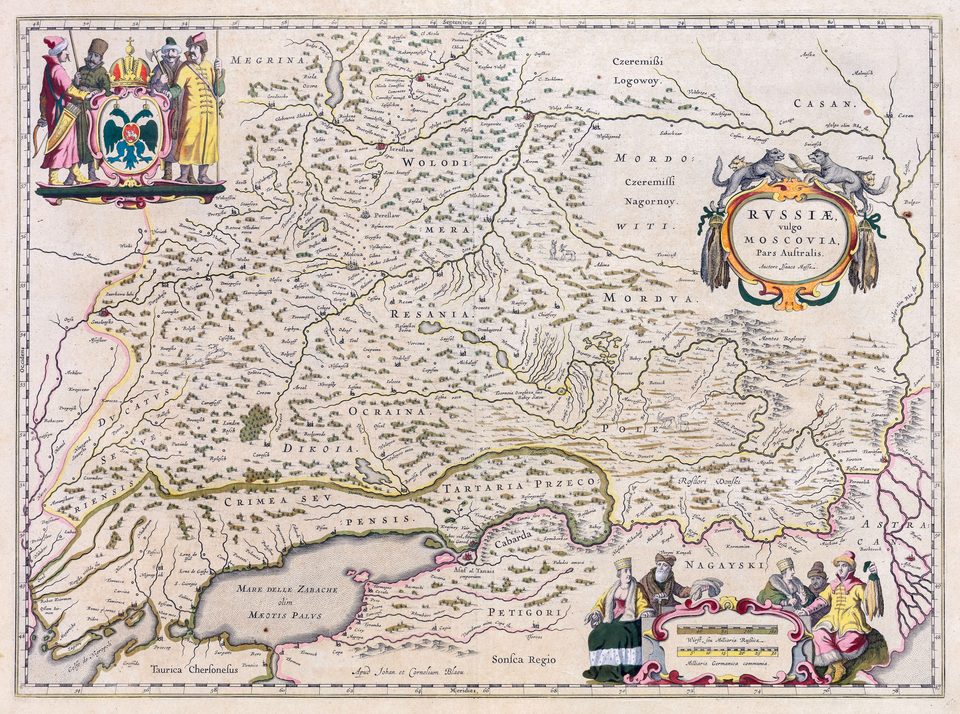 Russiae vulgo Moscovia pars Australis
