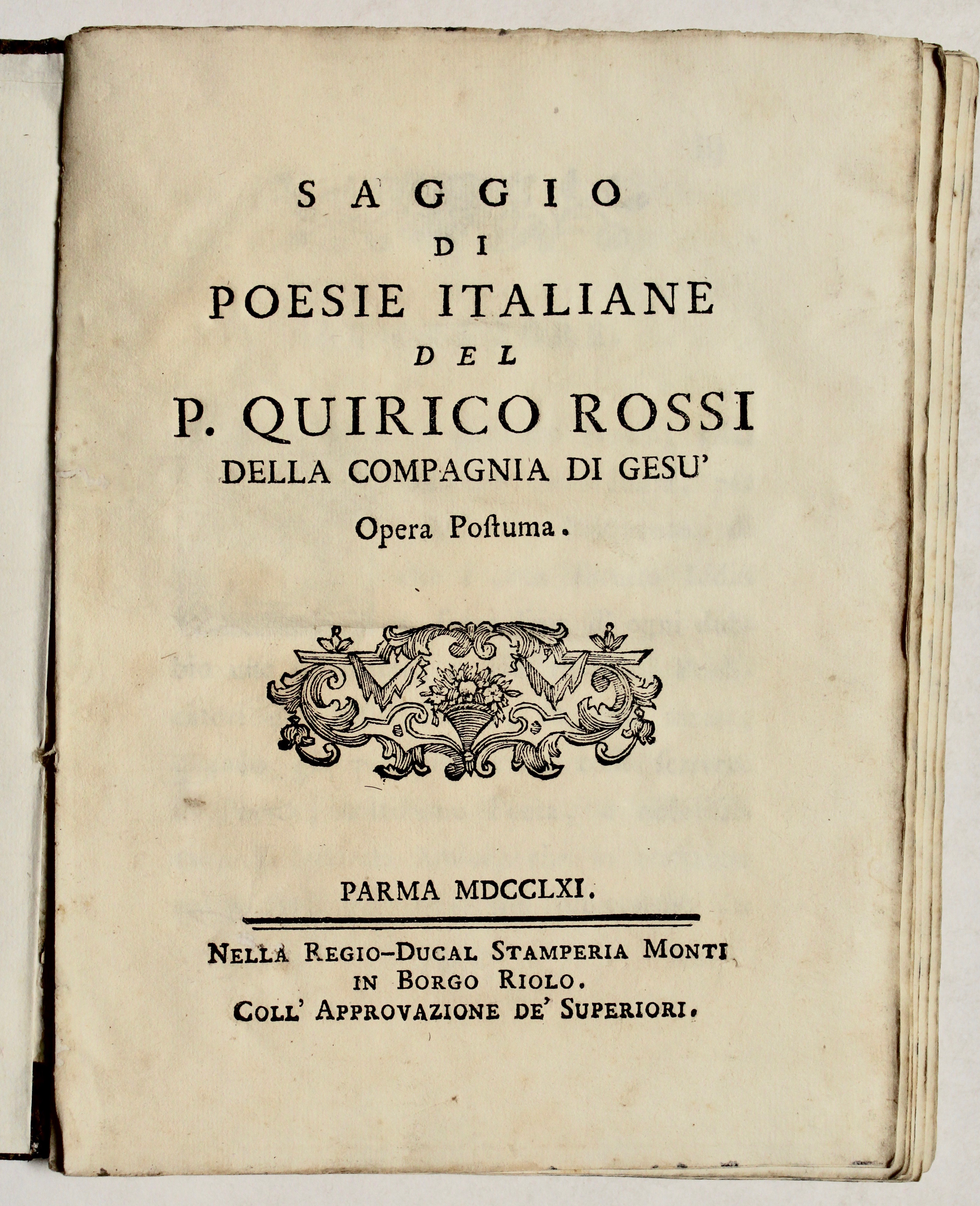 Saggio di poesie italiane