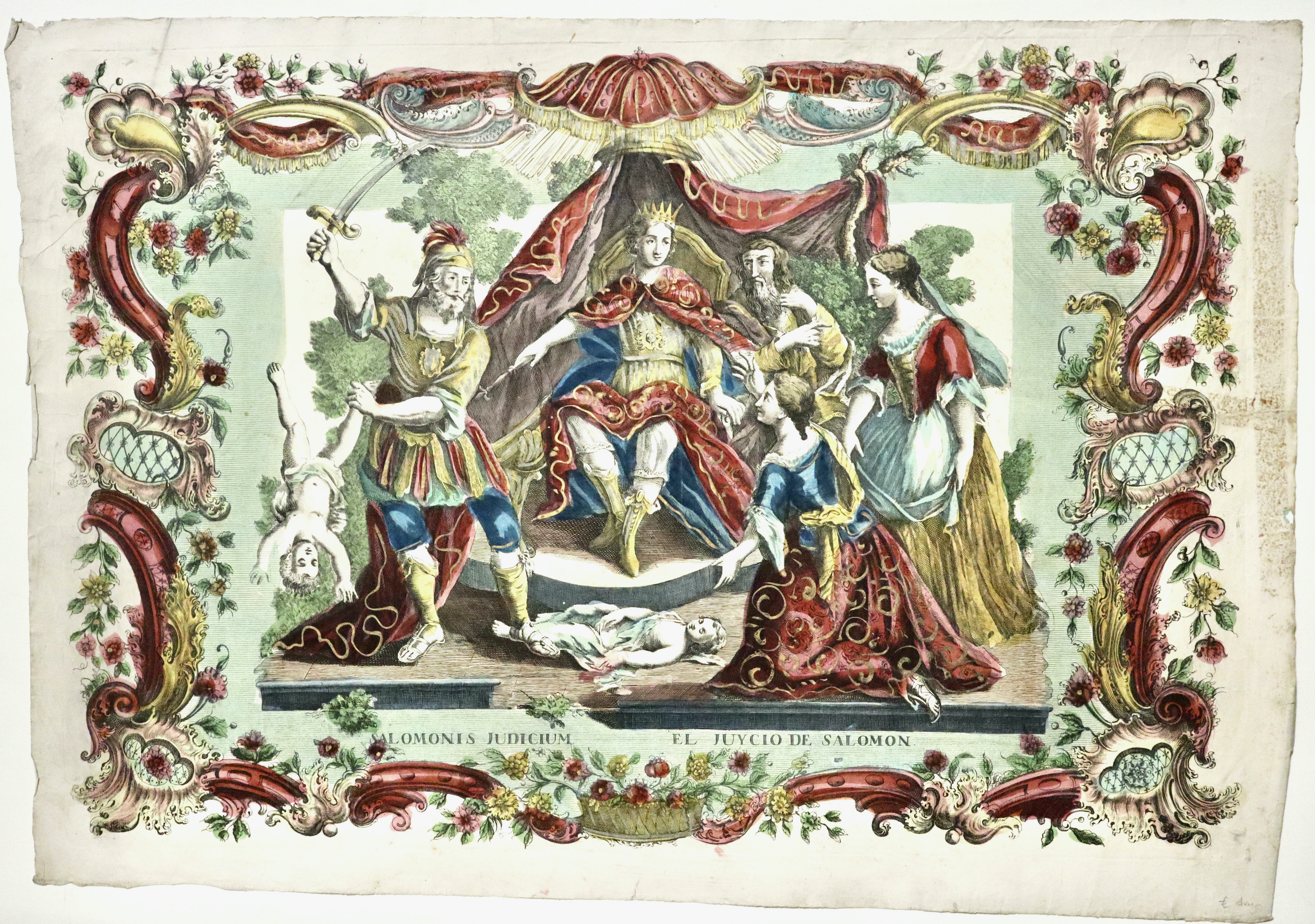 Salomonis Judicium. El Juycio de Salomon