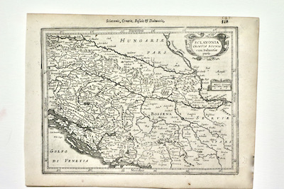 Sclavonia, Croatia, Bosnia cum Dalmatiae parte.